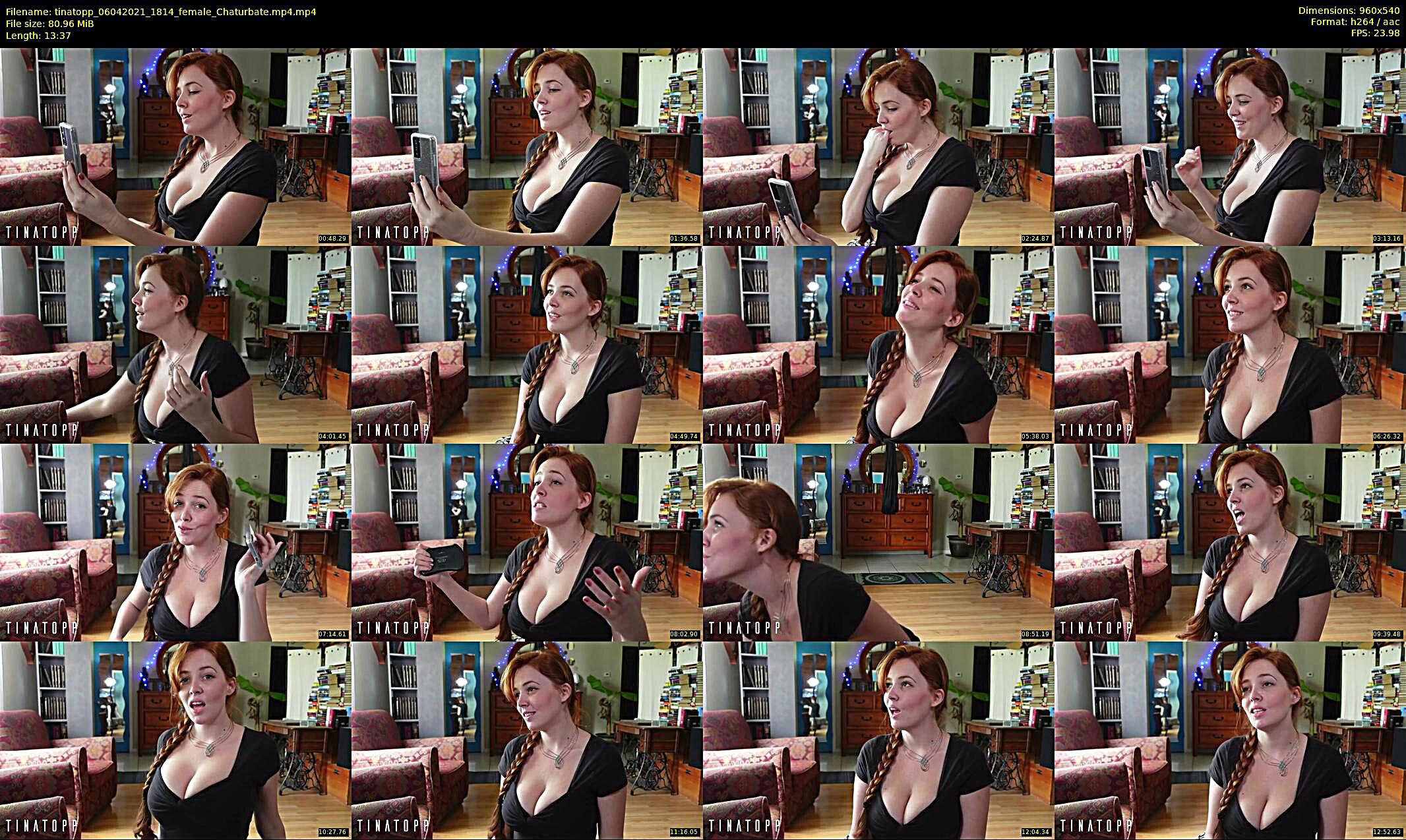 tinatopp — 14 minute Chaturbate female cam show recording, 480p, Apr 6, 2021