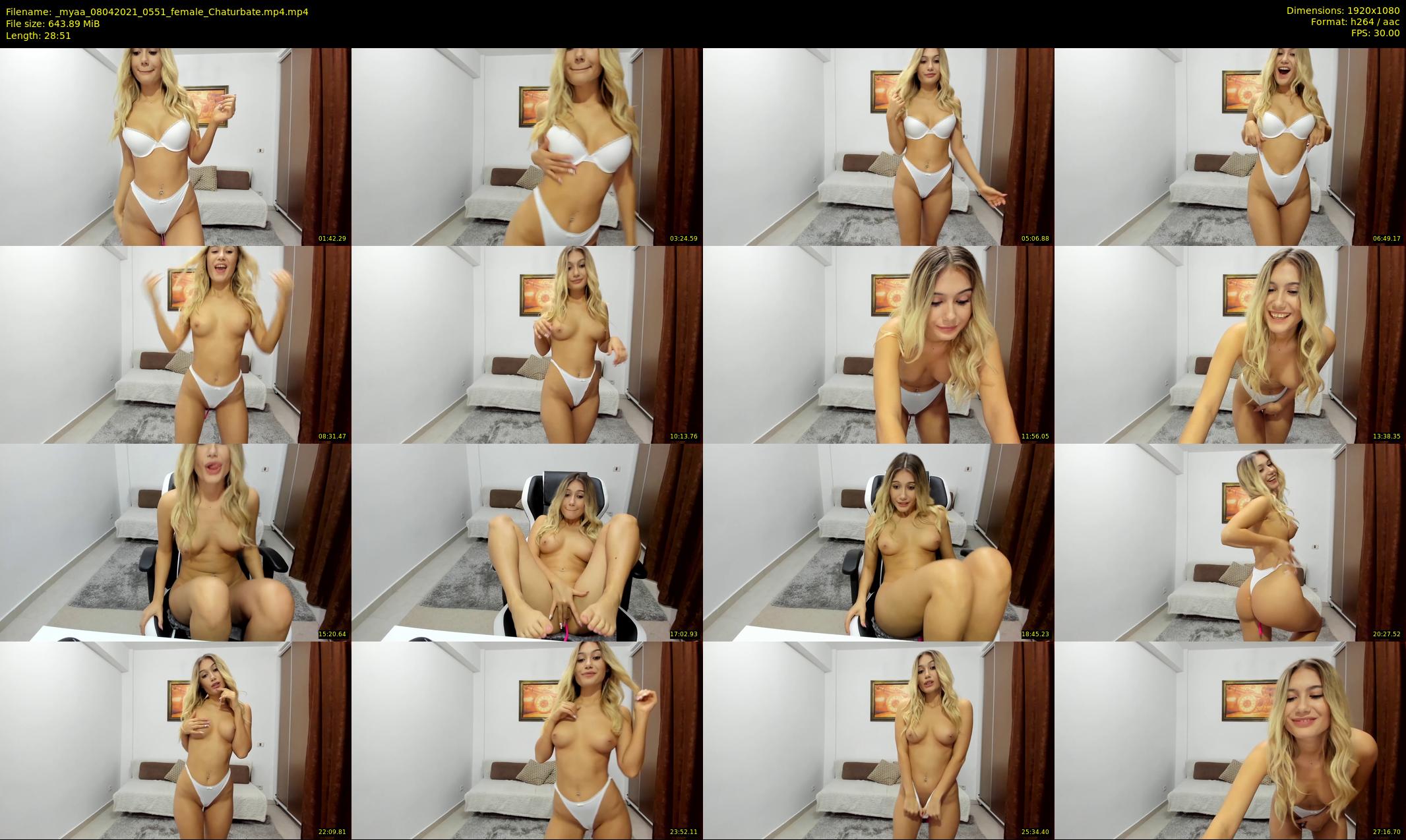 _myaa — 29 minute Chaturbate female cam show recording, 1080p, Apr 8, 2021