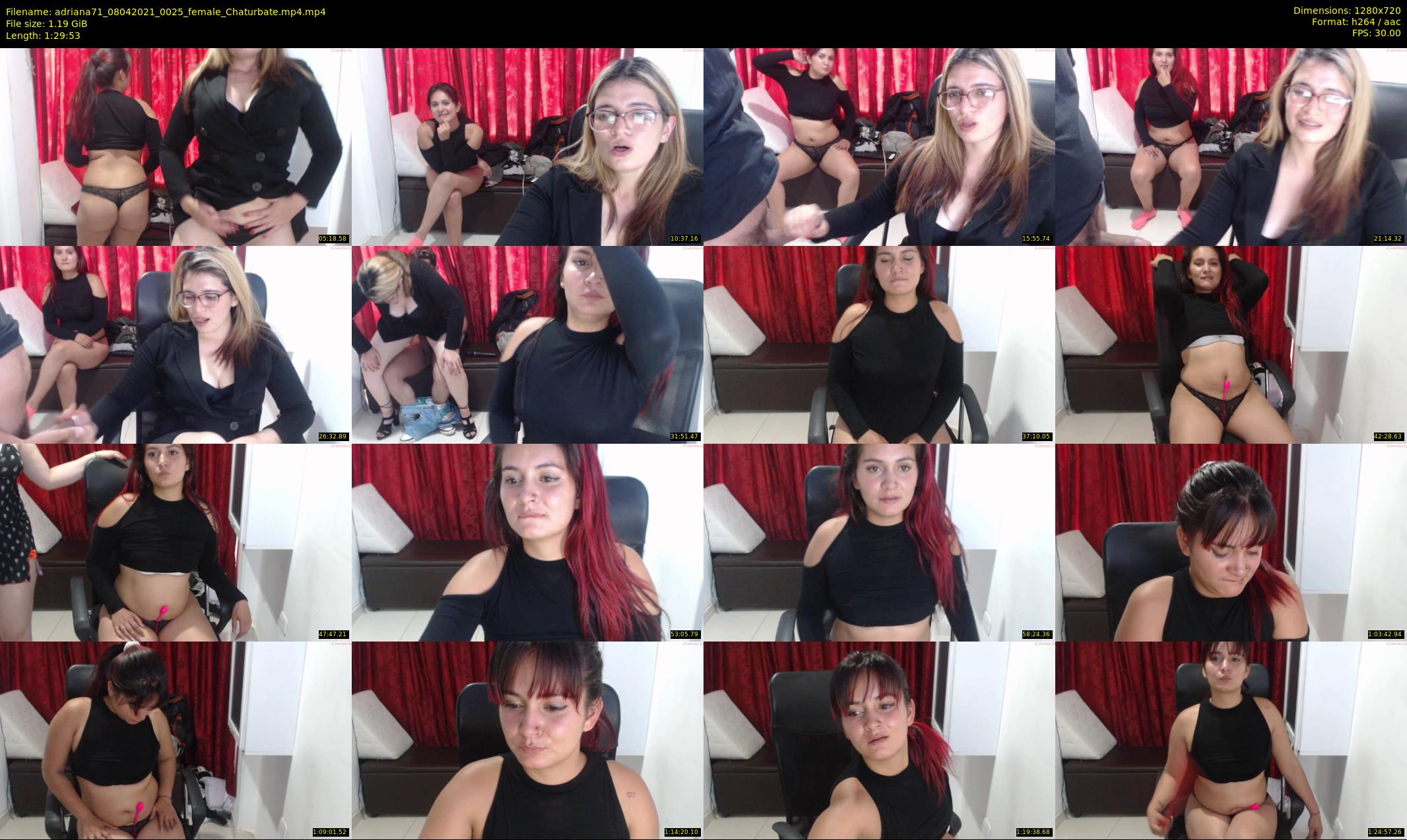 adriana71 — 90 minute Chaturbate couple cam show recording, 720p, Apr 8, 2021