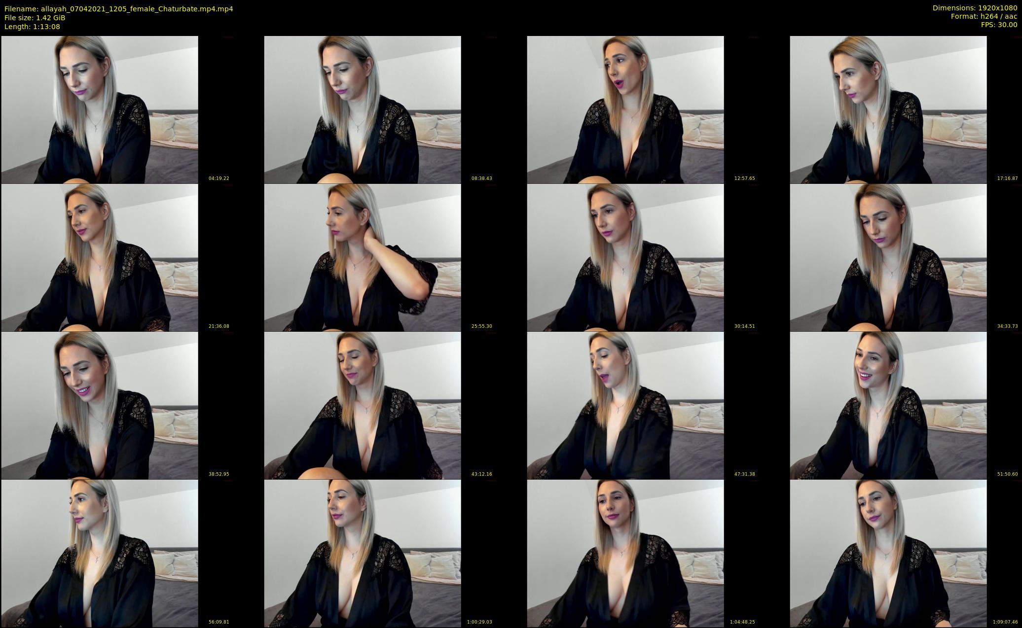 allayah — 74 minute Chaturbate female cam show recording, 1080p, Apr 7, 2021