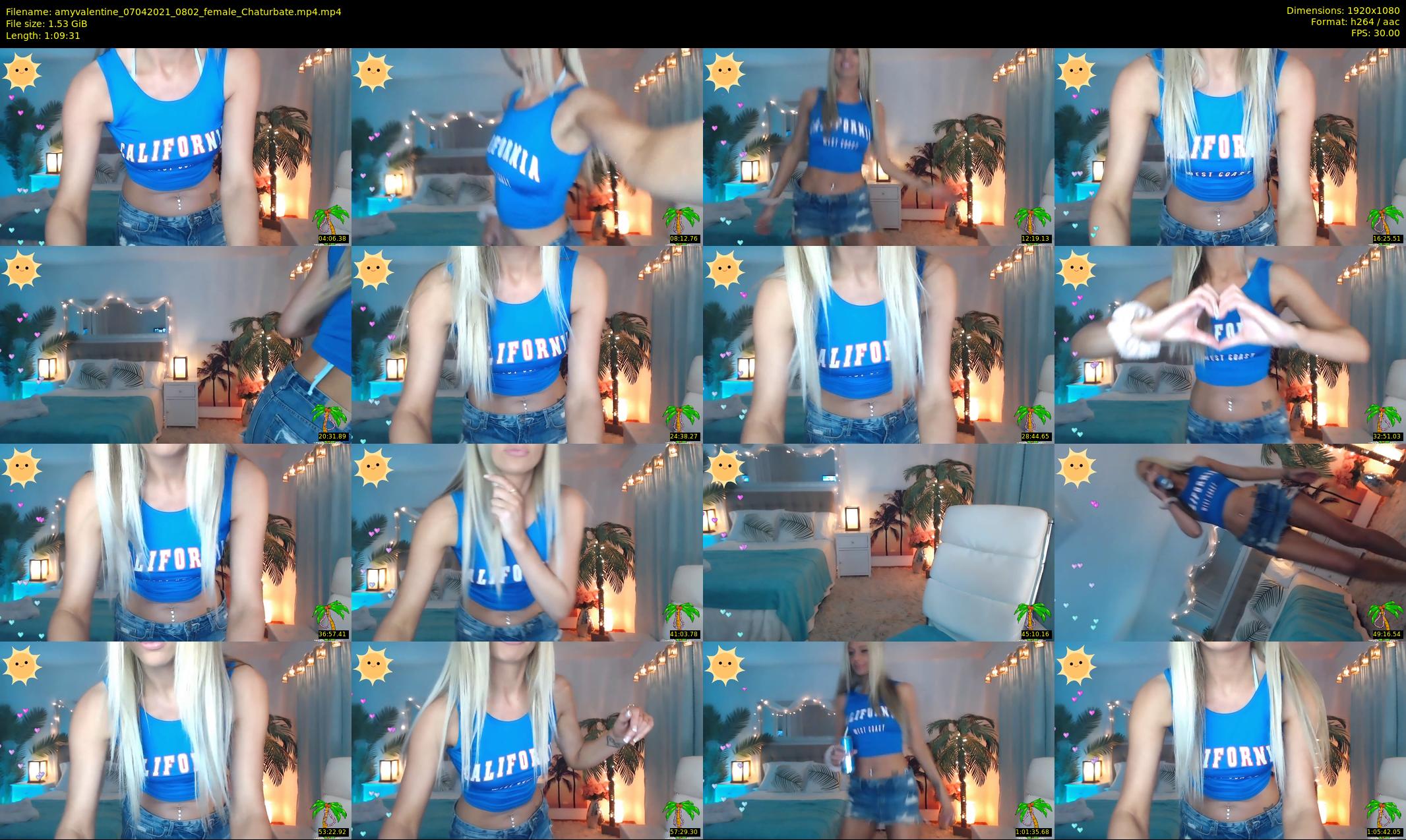 amyvalentine — 70 minute Chaturbate female cam show recording, 1080p, Apr 7, 2021