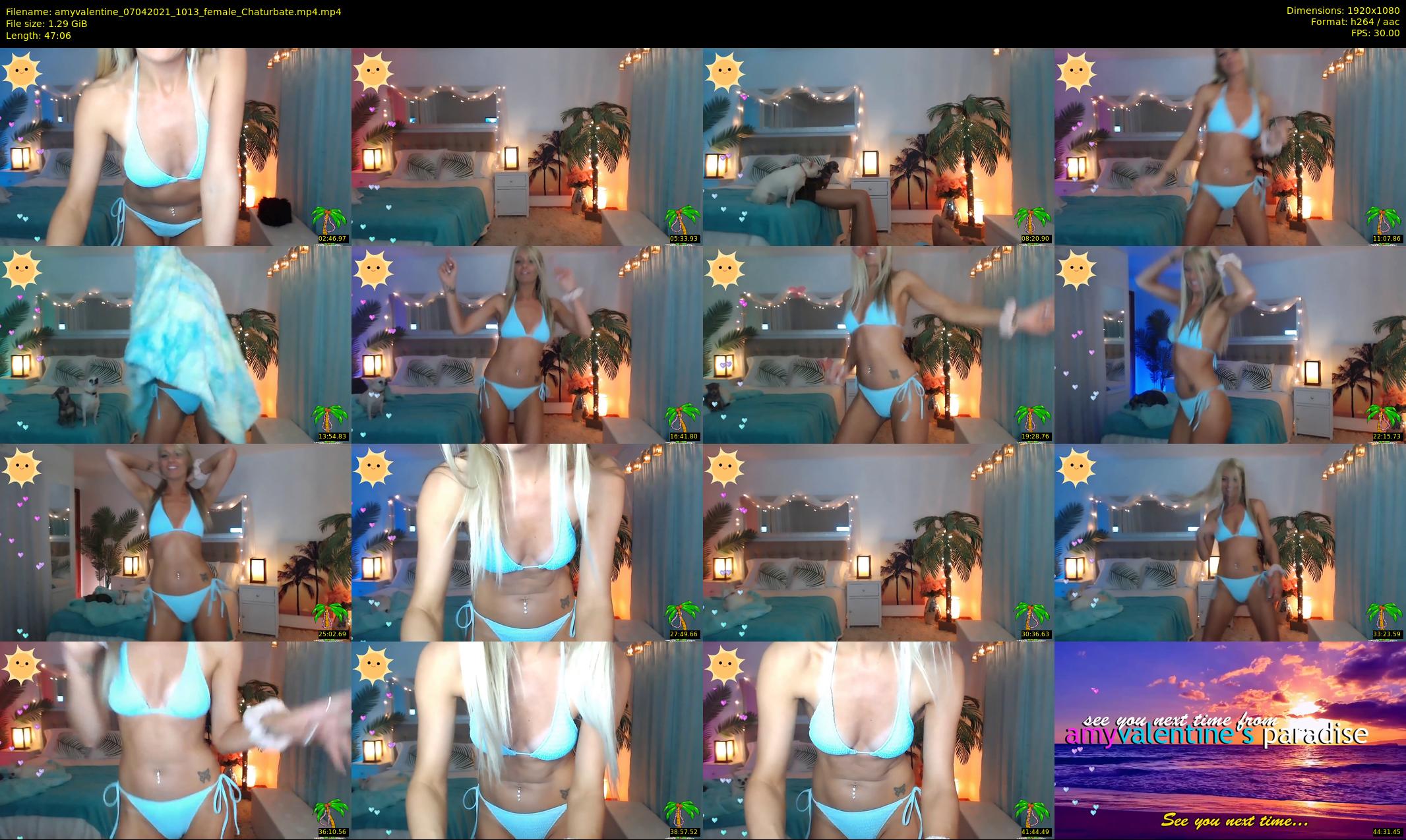 amyvalentine — 48 minute Chaturbate female cam show recording, 1080p, Apr 7, 2021