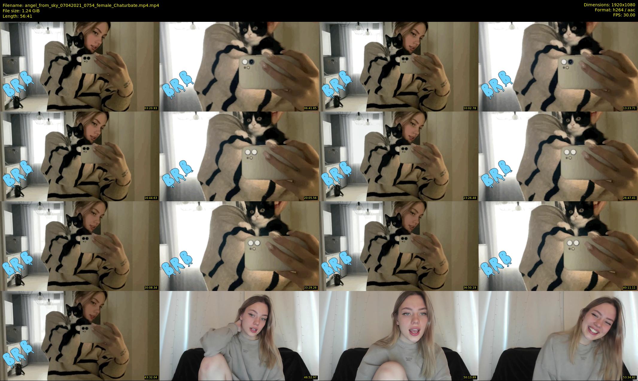 angel_from_sky — 57 minute Chaturbate female cam show recording, 1080p, Apr 7, 2021