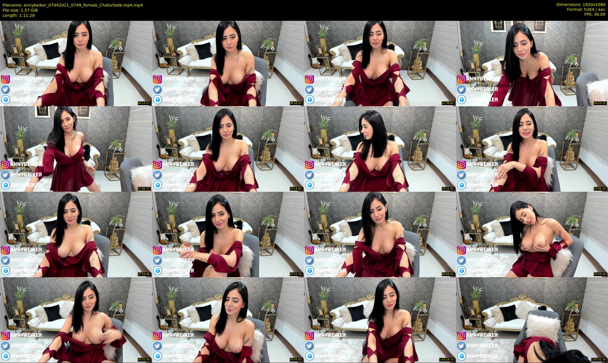 annybeiker — 72 minute Chaturbate female cam show recording, 1080p, Apr 7, 2021