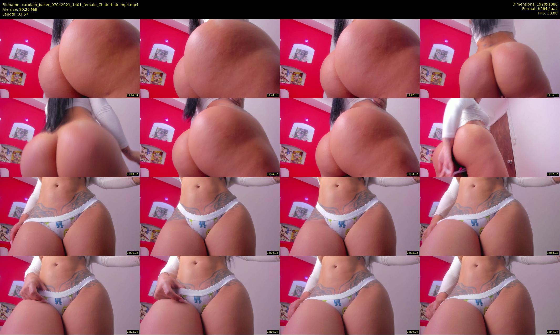 carolain_baker — 4 minute Chaturbate female cam show recording, 1080p, Apr 7, 2021