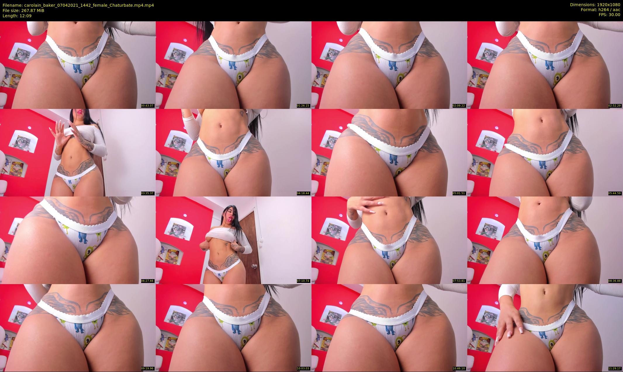 carolain_baker — 13 minute Chaturbate female cam show recording, 1080p, Apr 7, 2021