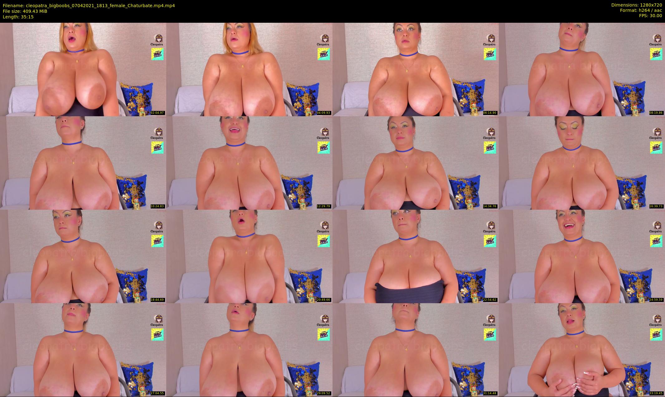 cleopatra_bigboobs — 36 minute Chaturbate female cam show recording, 720p, Apr 7, 2021