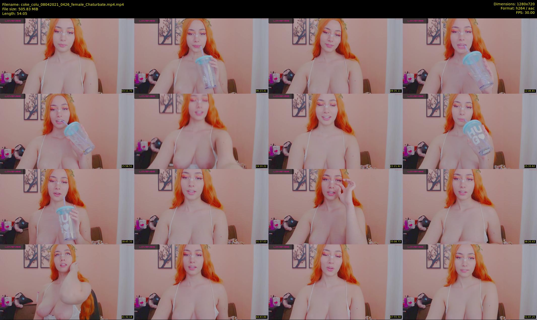 coke_colu — 55 minute Chaturbate female cam show recording, 720p, Apr 8, 2021