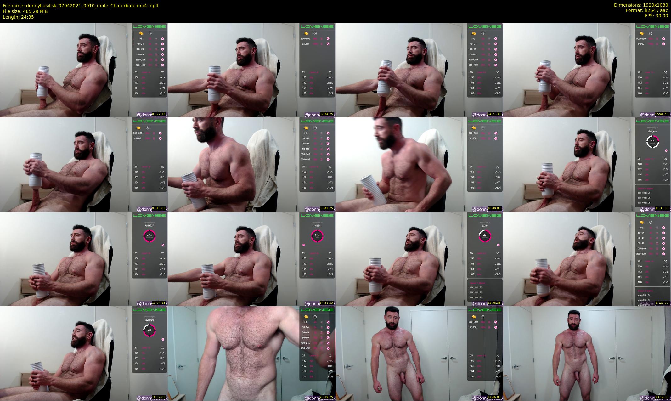 donnybasilisk — 25 minute Chaturbate male cam show recording, 1080p, Apr 7, 2021