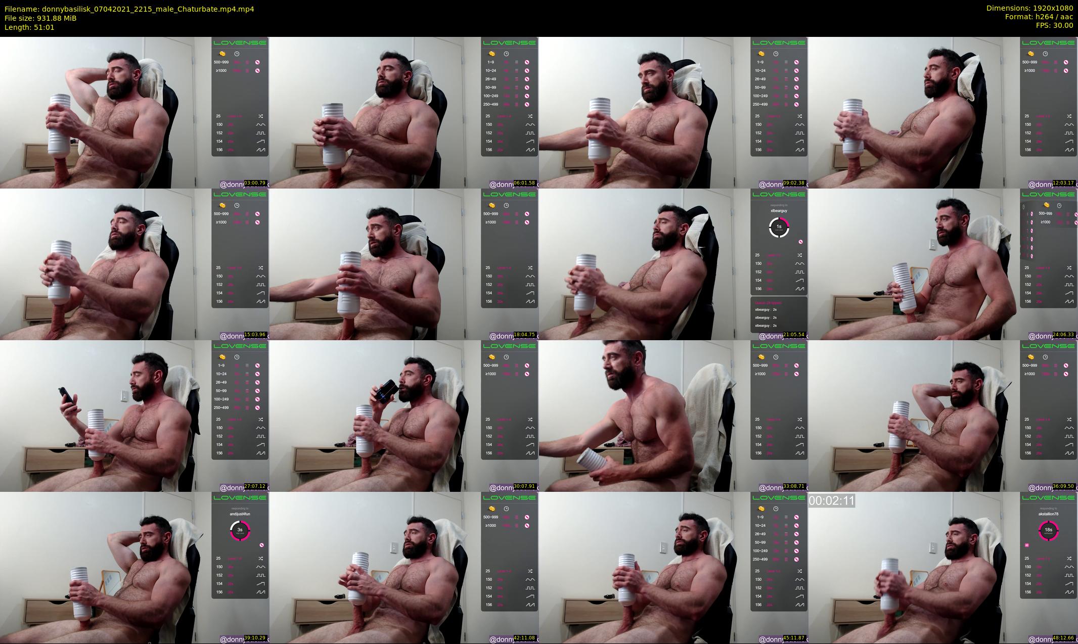 donnybasilisk — 52 minute Chaturbate male cam show recording, 1080p, Apr 7, 2021