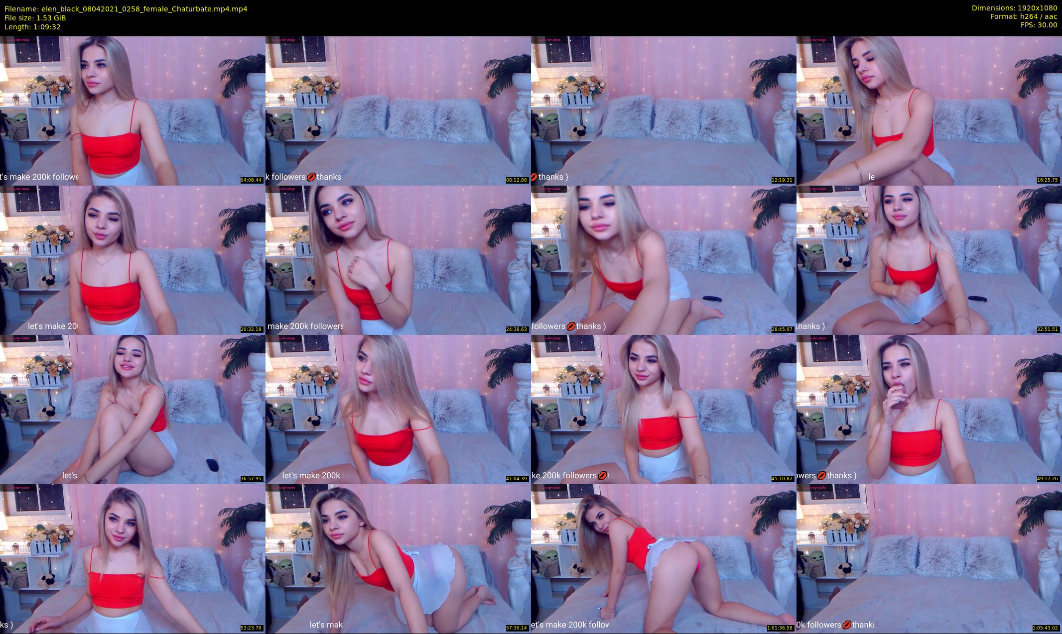 elen_black — 70 minute Chaturbate female cam show recording, 1080p, Apr 8, 2021