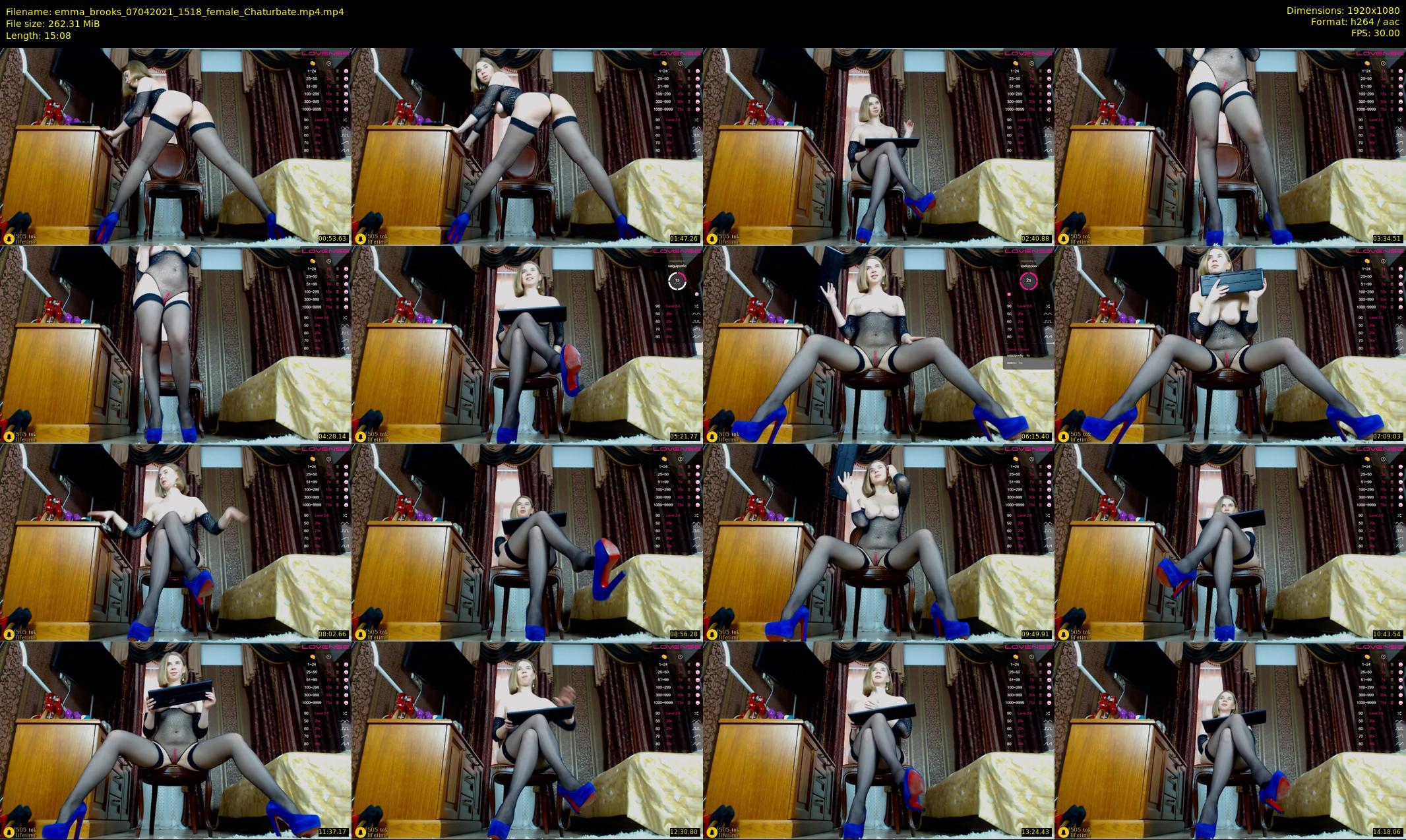 emma_brooks — 16 minute Chaturbate female cam show recording, 1080p, Apr 7, 2021