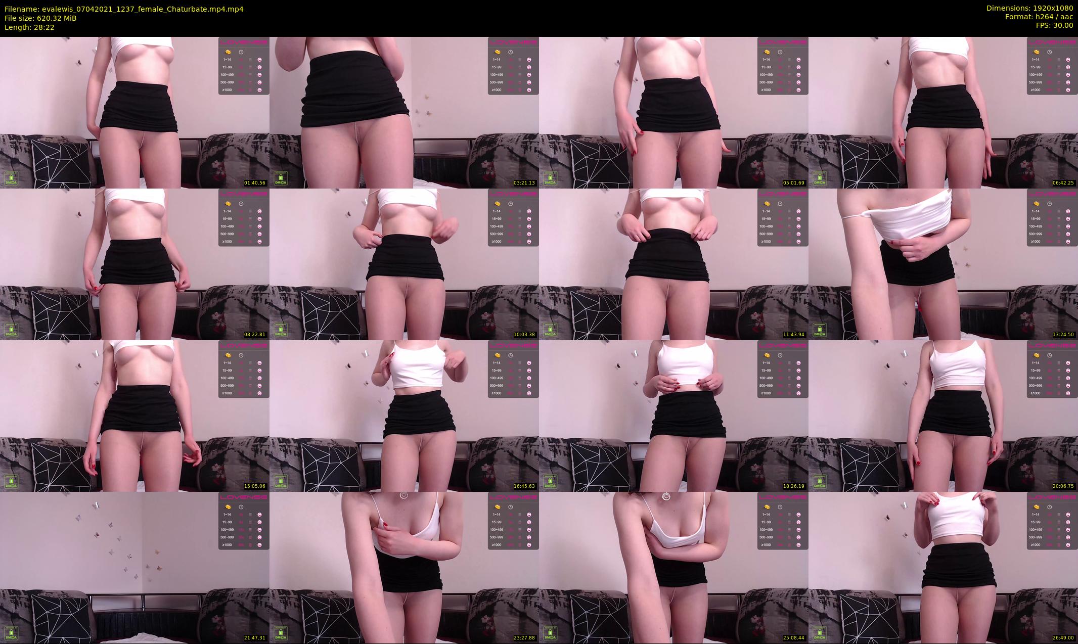evalewis — 29 minute Chaturbate female cam show recording, 1080p, Apr 7, 2021