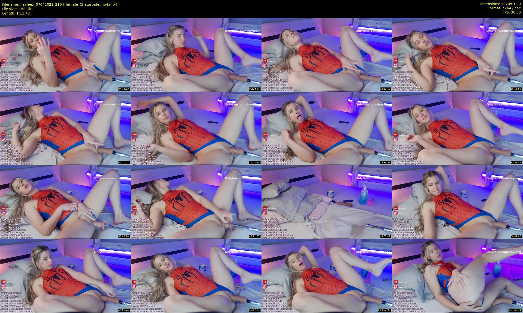 hayleex — 72 minute Chaturbate female cam show recording, 1080p, Apr 7, 2021