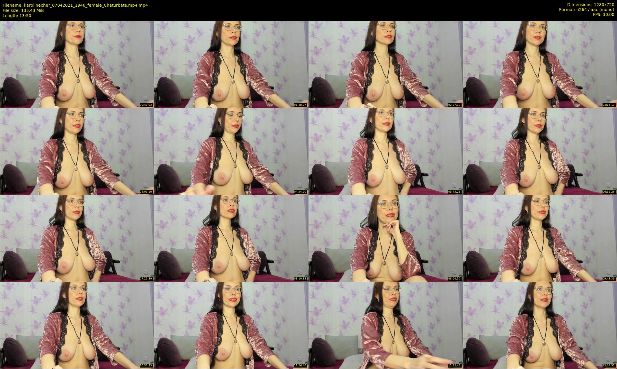 karolinecher — 14 minute Chaturbate female cam show recording, 720p, Apr 7, 2021