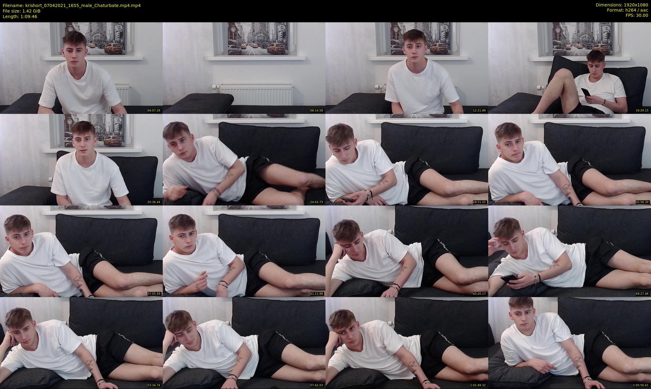 krishort — 70 minute Chaturbate male cam show recording, 1080p, Apr 7, 2021