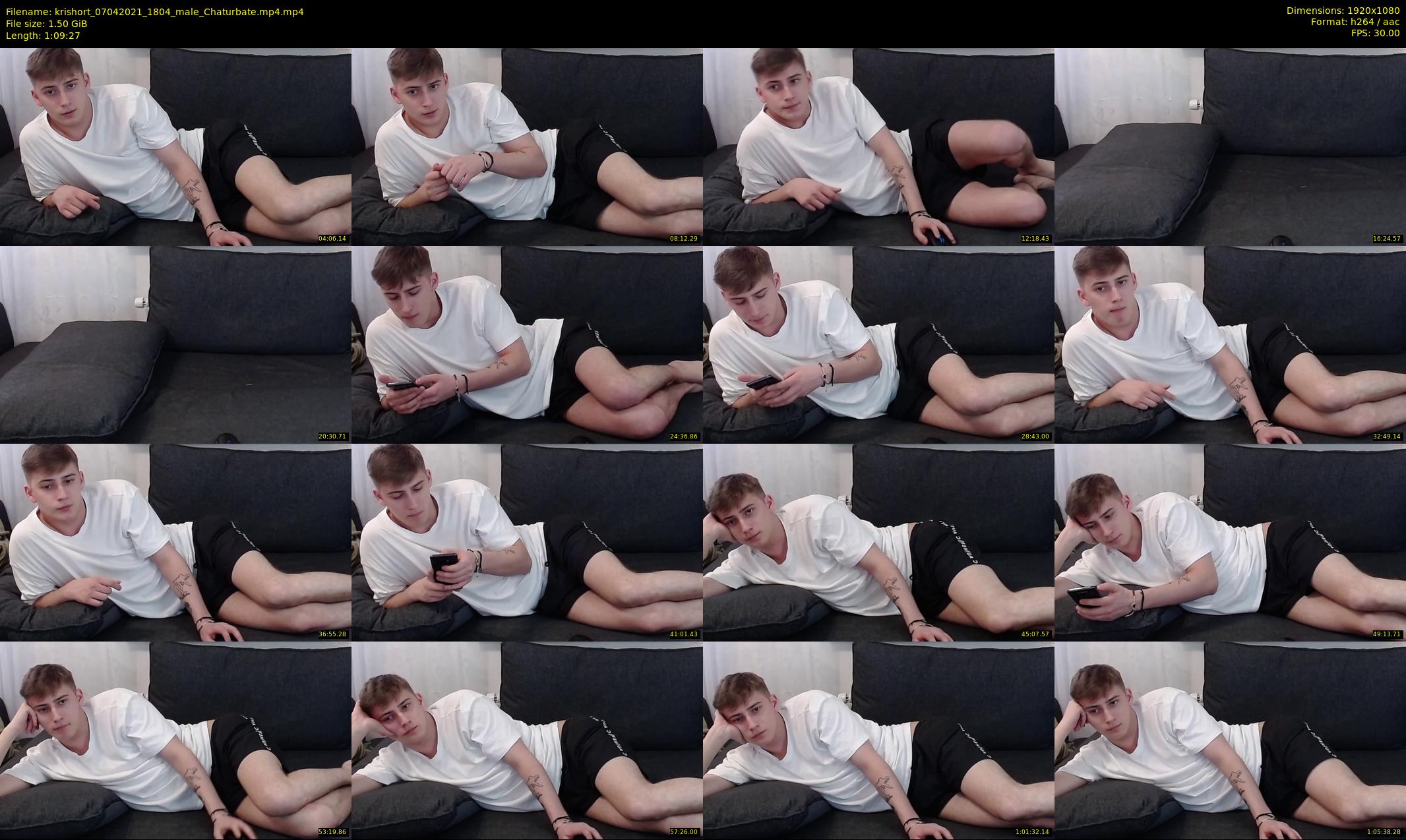 krishort — 70 minute Chaturbate male cam show recording, 1080p, Apr 7, 2021