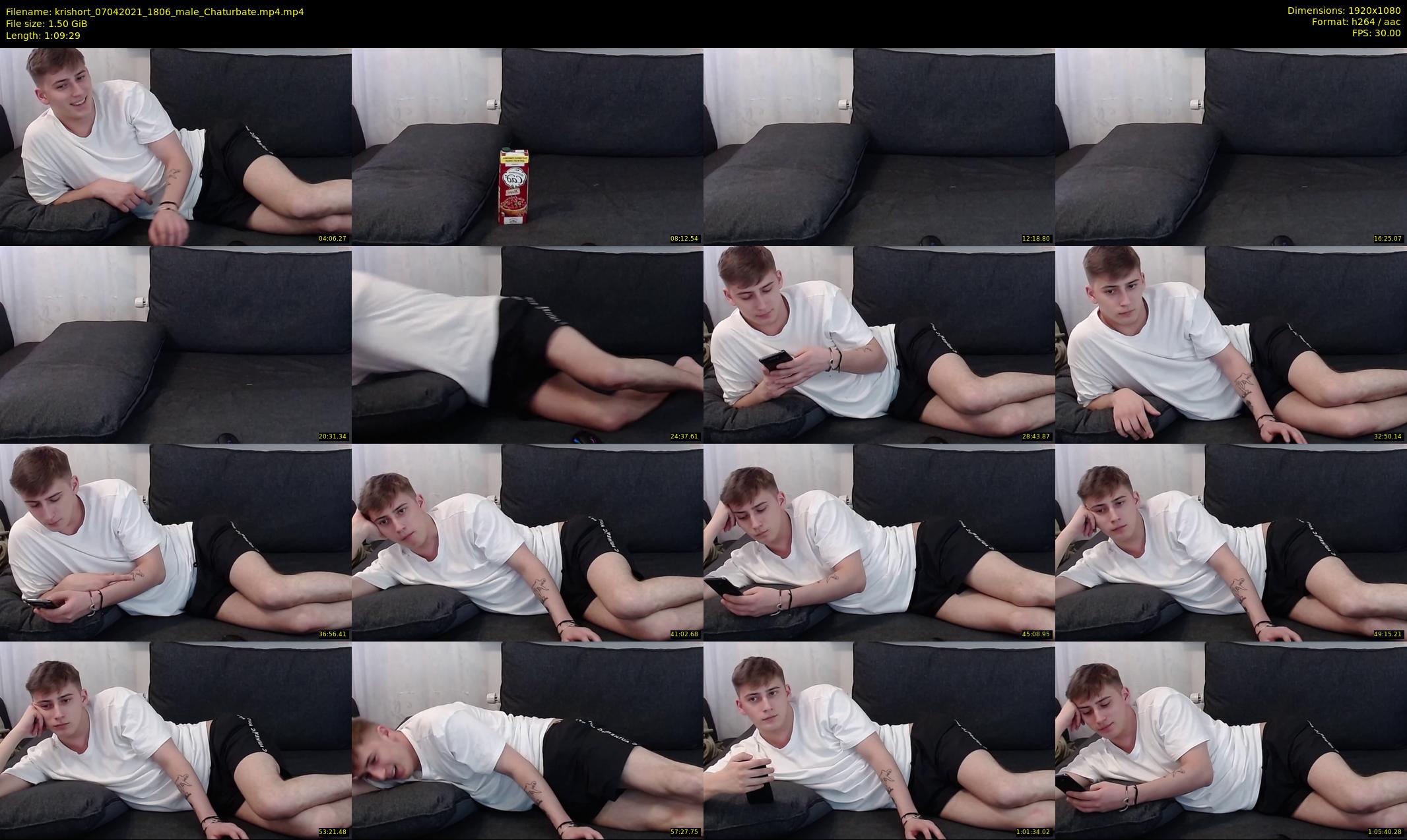krishort — 70 minute Chaturbate male cam show recording, 1080p, Apr 7, 2021