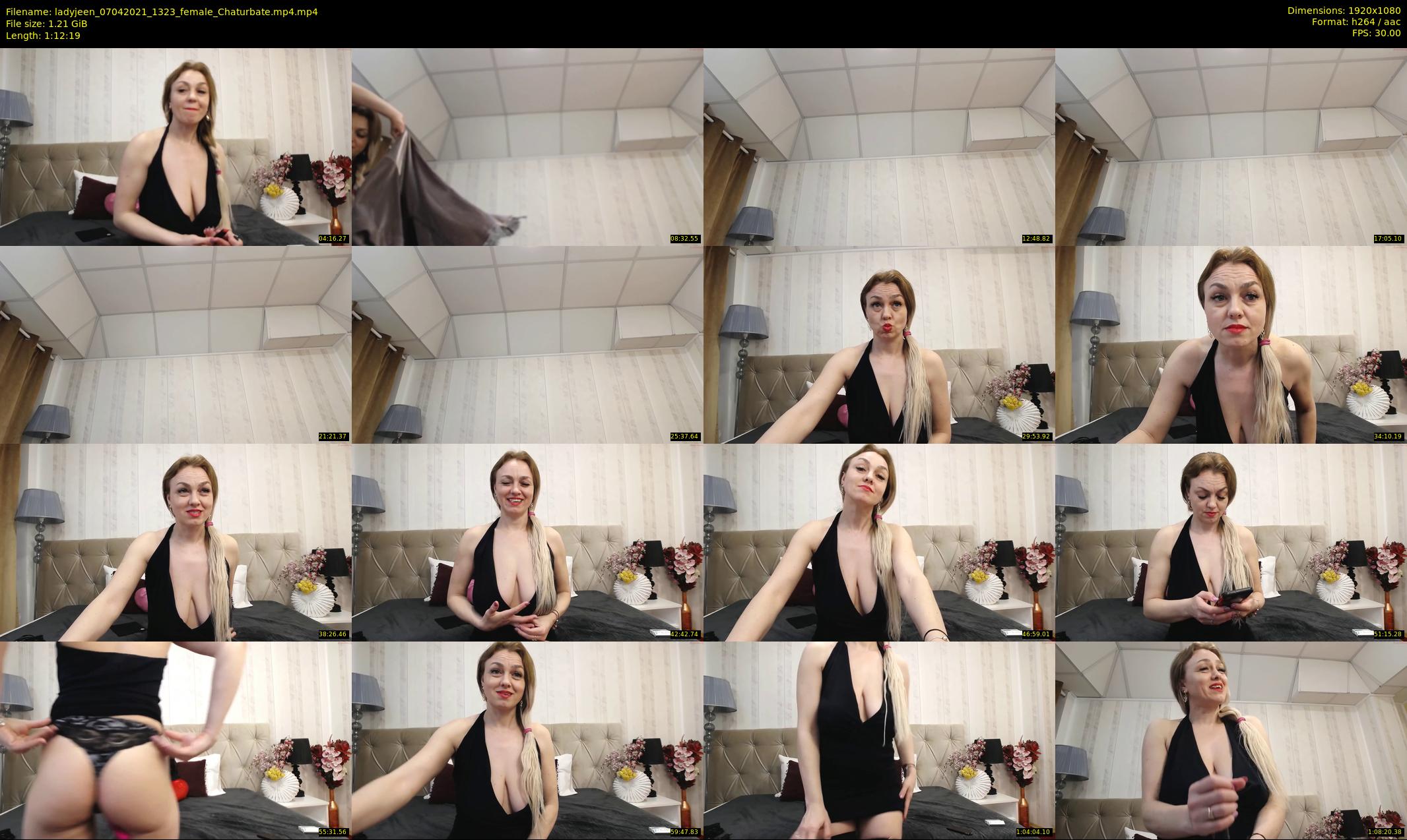 ladyjeen — 73 minute Chaturbate female cam show recording, 1080p, Apr 7, 2021