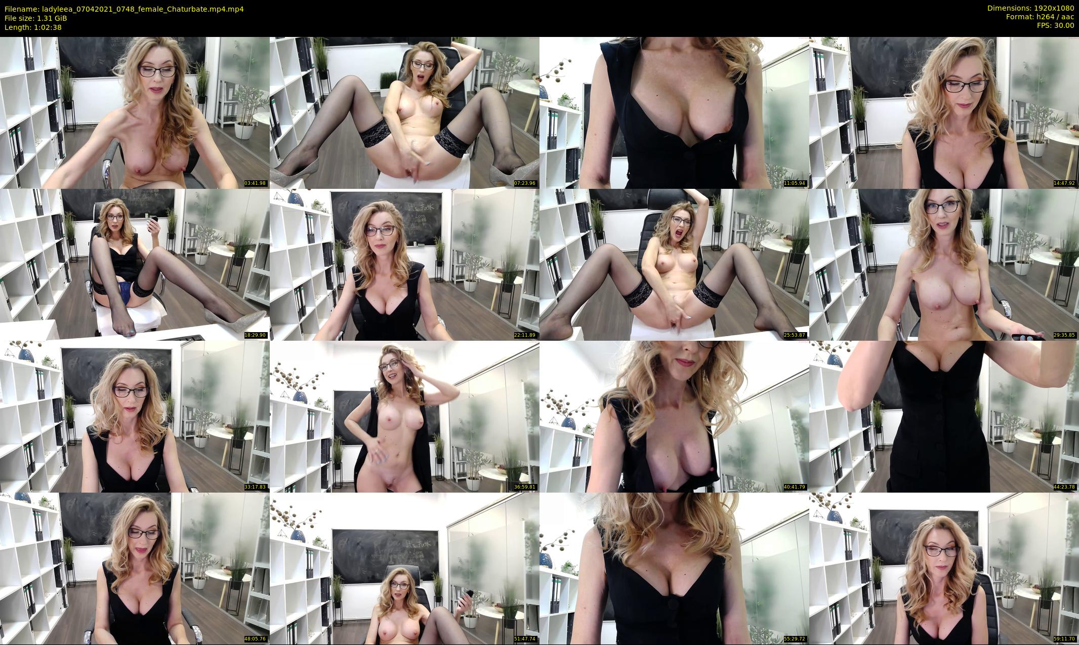ladyleea — 63 minute Chaturbate female cam show recording, 1080p, Apr 7, 2021