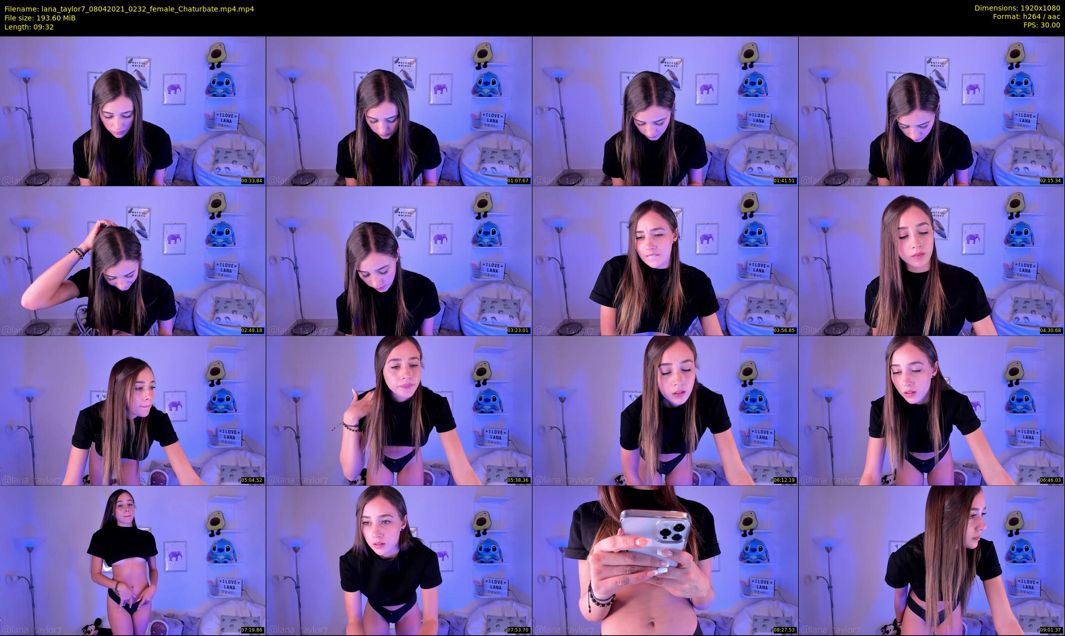 lana_taylor7 — 10 minute Chaturbate female cam show recording, 1080p, Apr 8, 2021