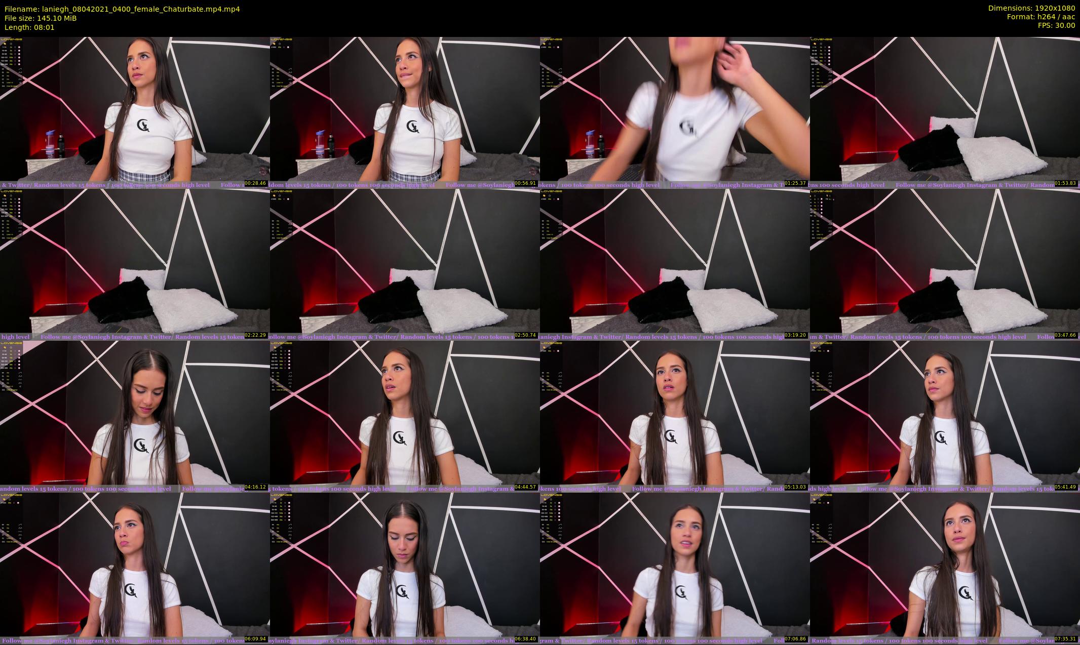 laniegh — 9 minute Chaturbate female cam show recording, 1080p, Apr 8, 2021