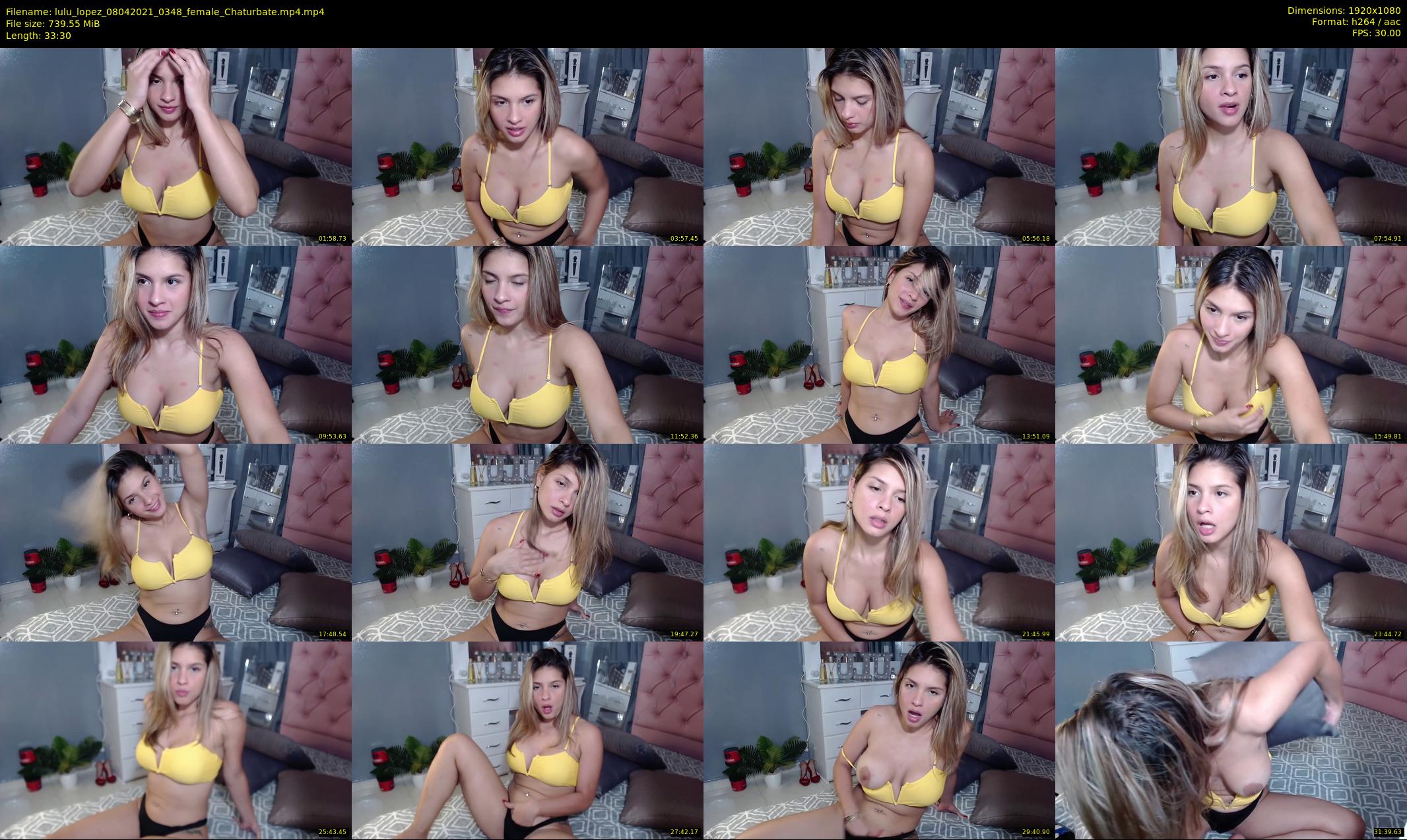 lulu_lopez — 34 minute Chaturbate female cam show recording, 1080p, Apr 8, 2021