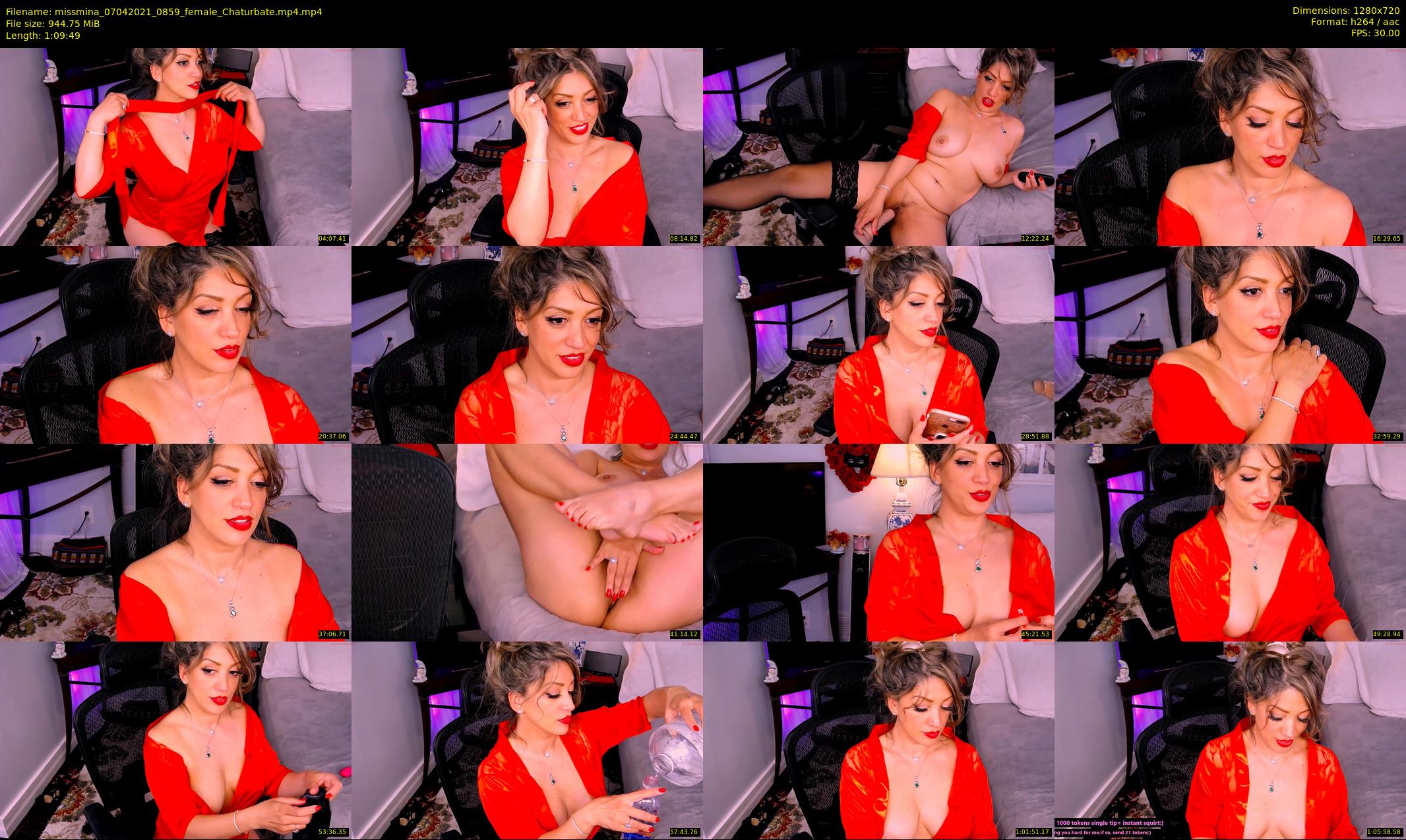 missmina — 70 minute Chaturbate female cam show recording, 720p, Apr 7, 2021