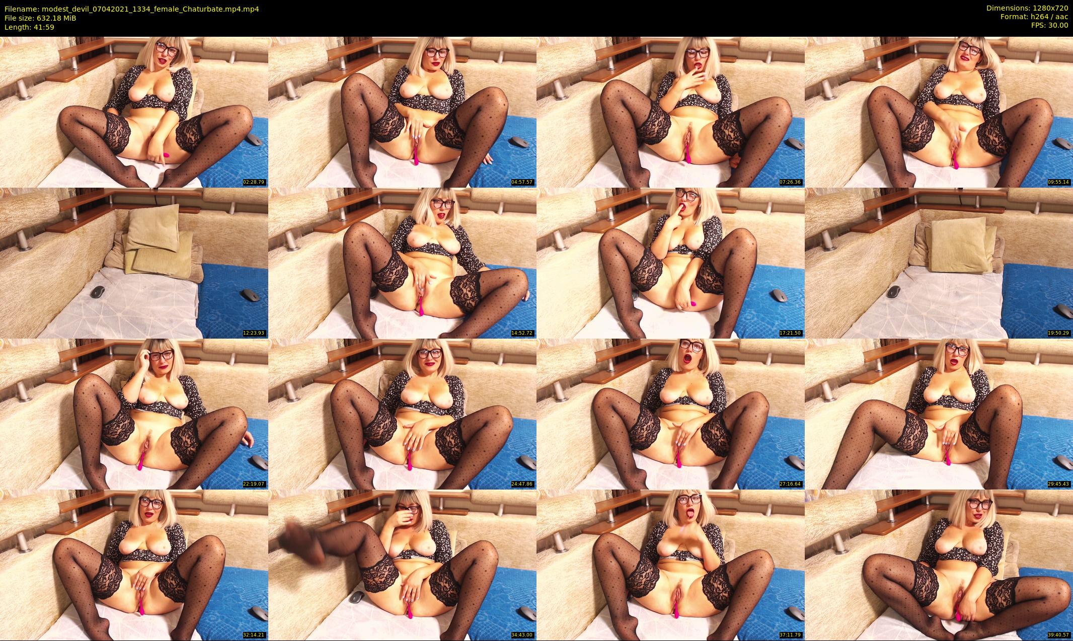 modest_devil — 42 minute Chaturbate female cam show recording, 720p, Apr 7, 2021