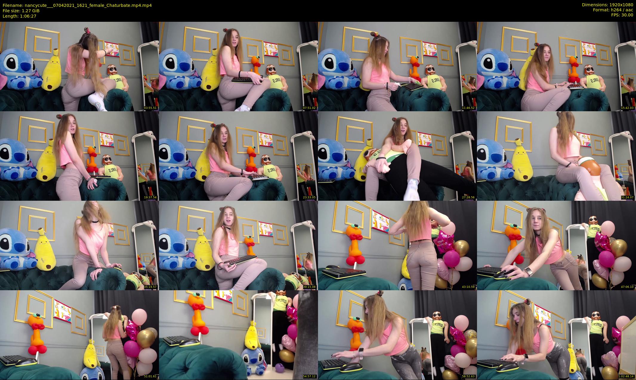 nancycute__ — 67 minute Chaturbate female cam show recording, 1080p, Apr 7, 2021