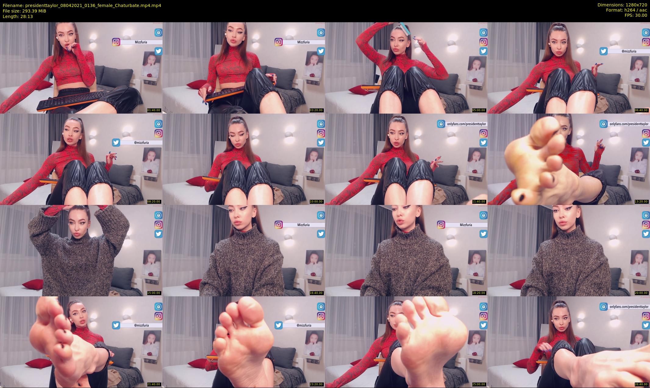 presidenttaylor — 29 minute Chaturbate female cam show recording, 720p, Apr 8, 2021