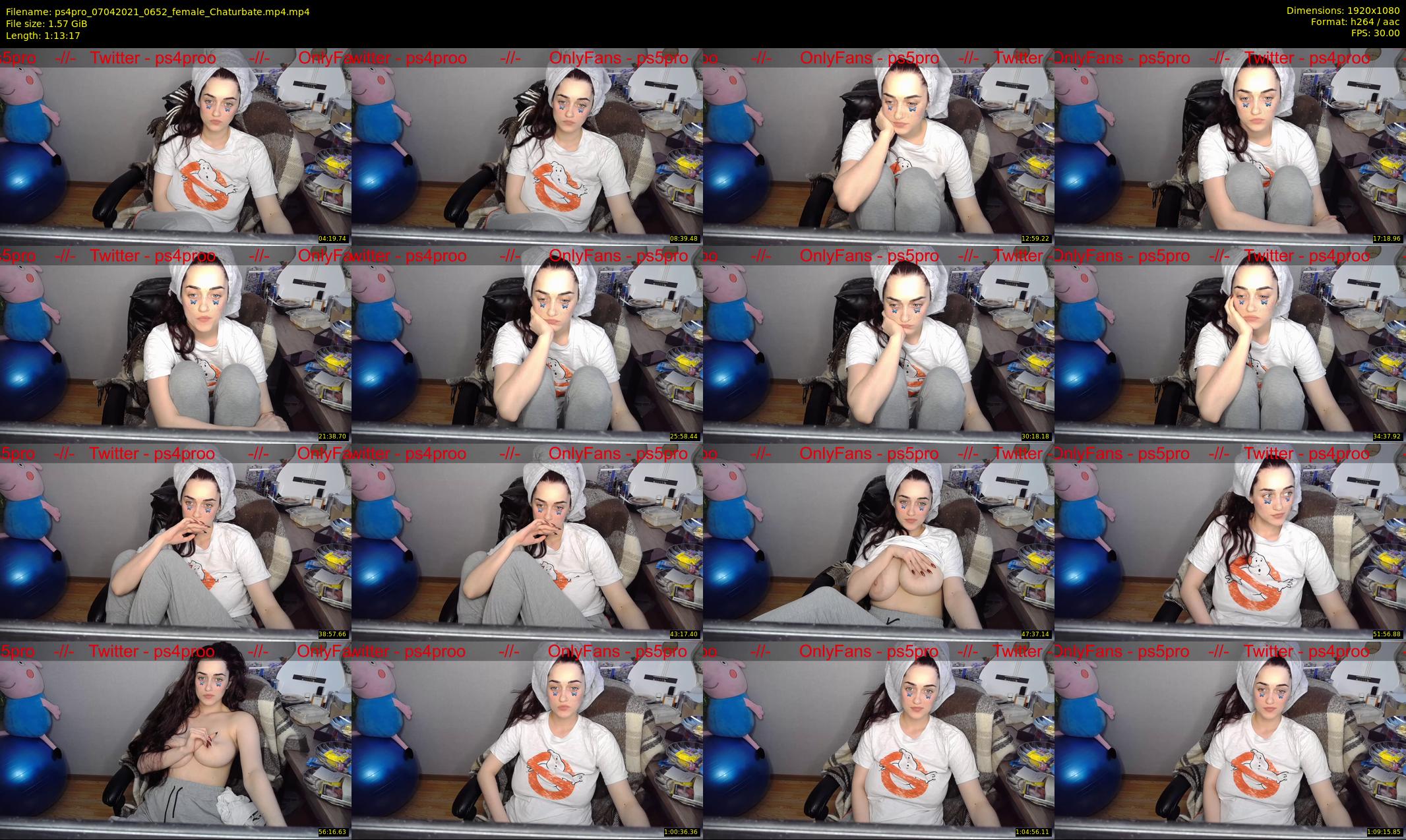 ps4pro — 74 minute Chaturbate female cam show recording, 1080p, Apr 7, 2021