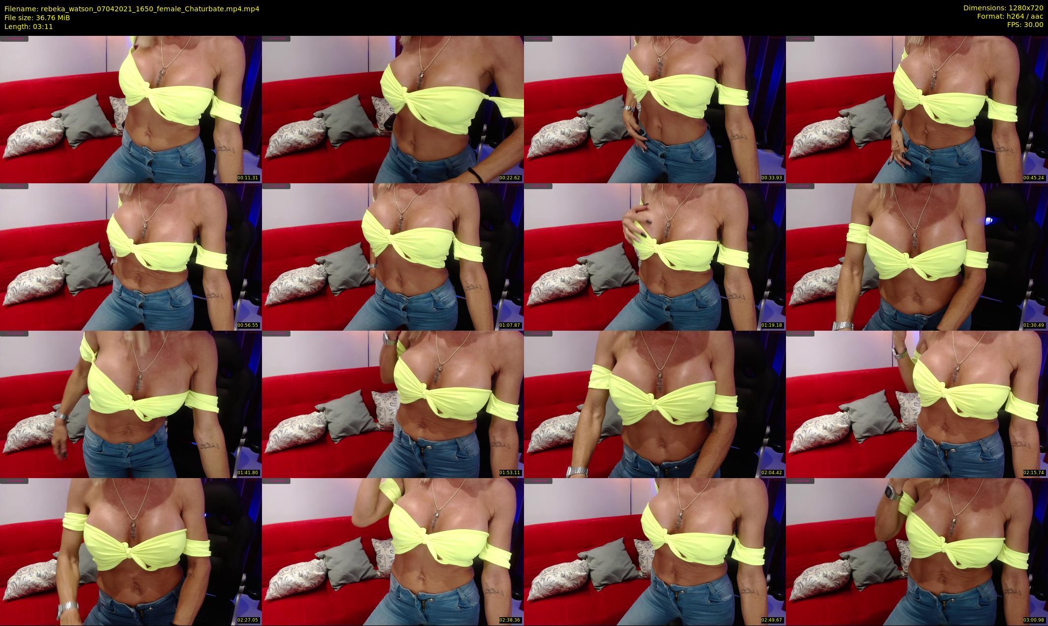 rebeka_watson — 4 minute Chaturbate female cam show recording, 720p, Apr 7, 2021