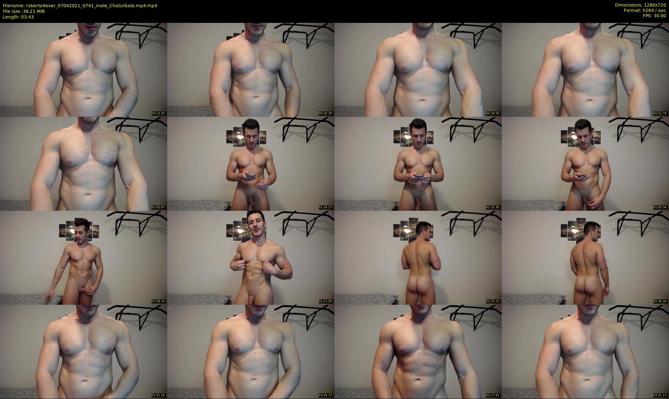 roberto4ever — 4 minute Chaturbate male cam show recording, 720p, Apr 7, 2021