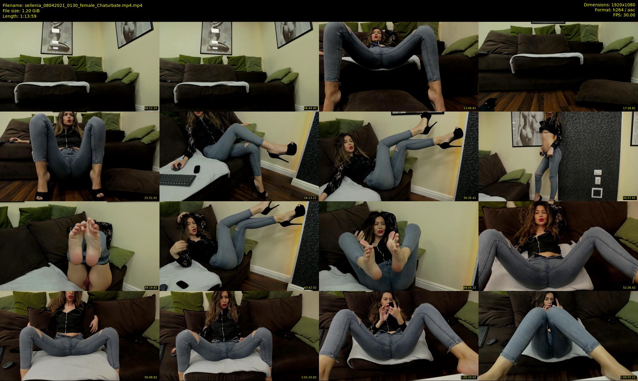 sellenia — 74 minute Chaturbate female cam show recording, 1080p, Apr 8, 2021
