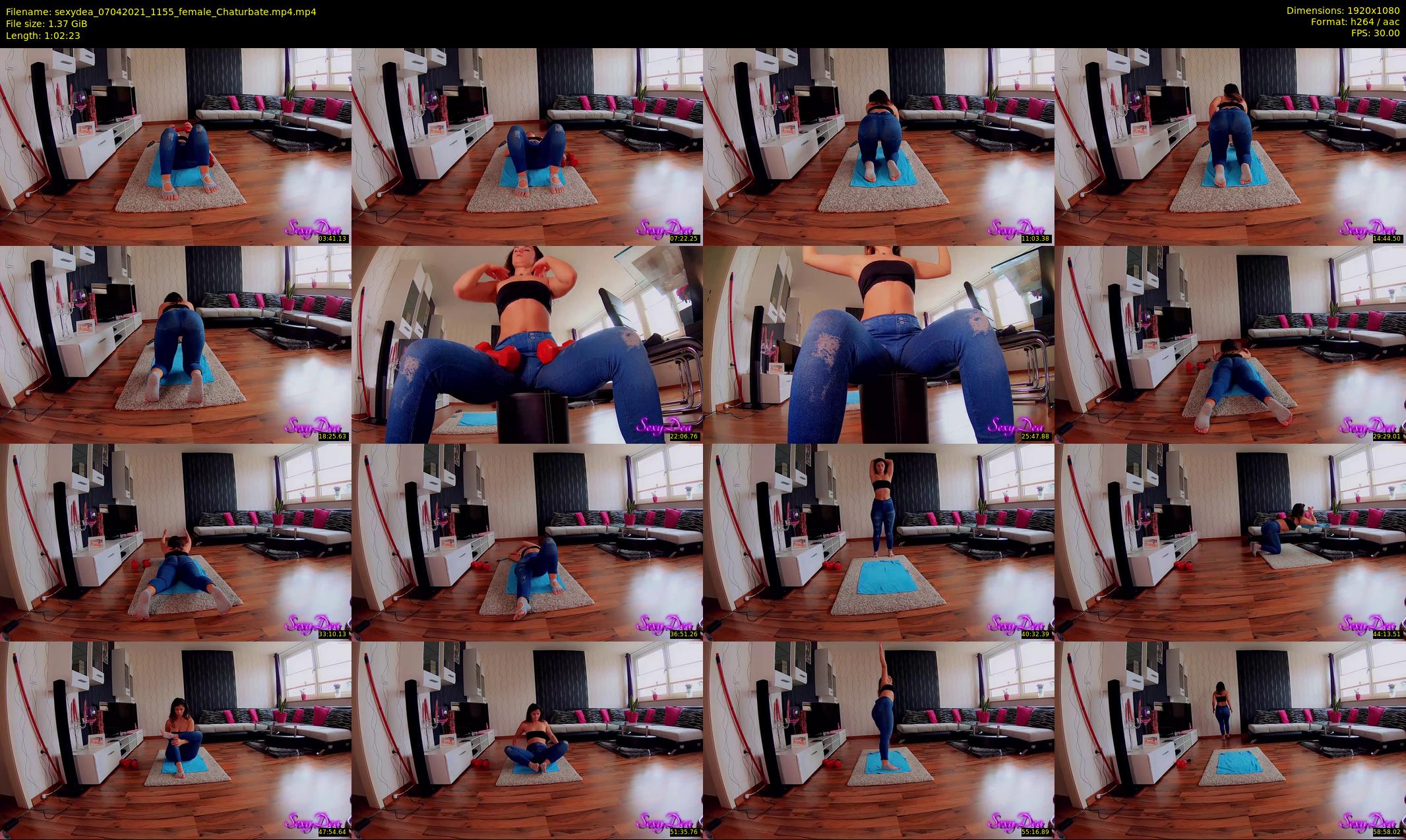 sexydea — 63 minute Chaturbate female cam show recording, 1080p, Apr 7, 2021