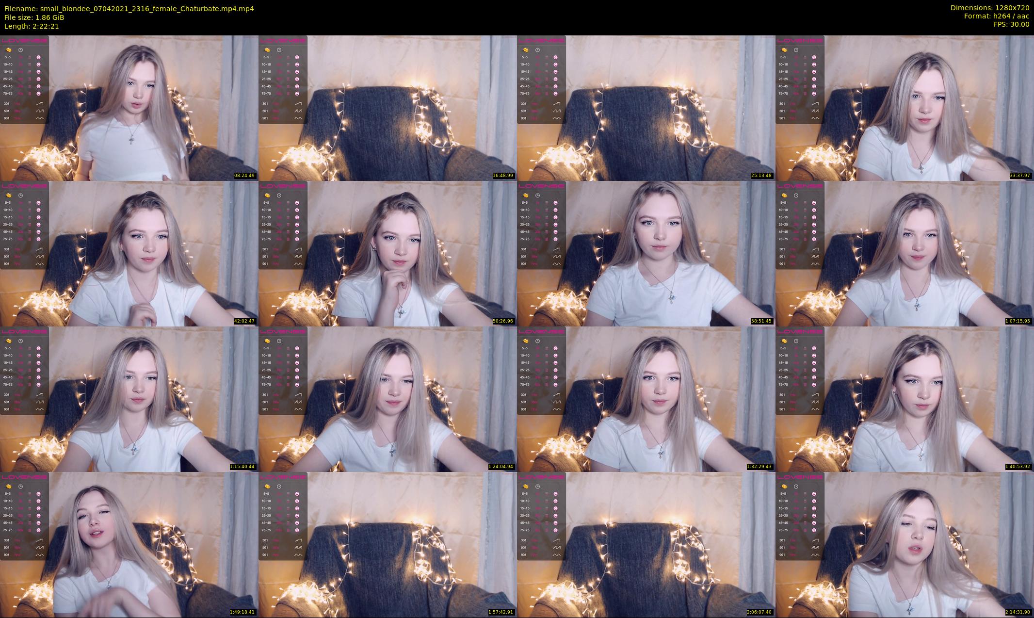 small_blondee — 143 minute Chaturbate female cam show recording, 720p, Apr 7, 2021
