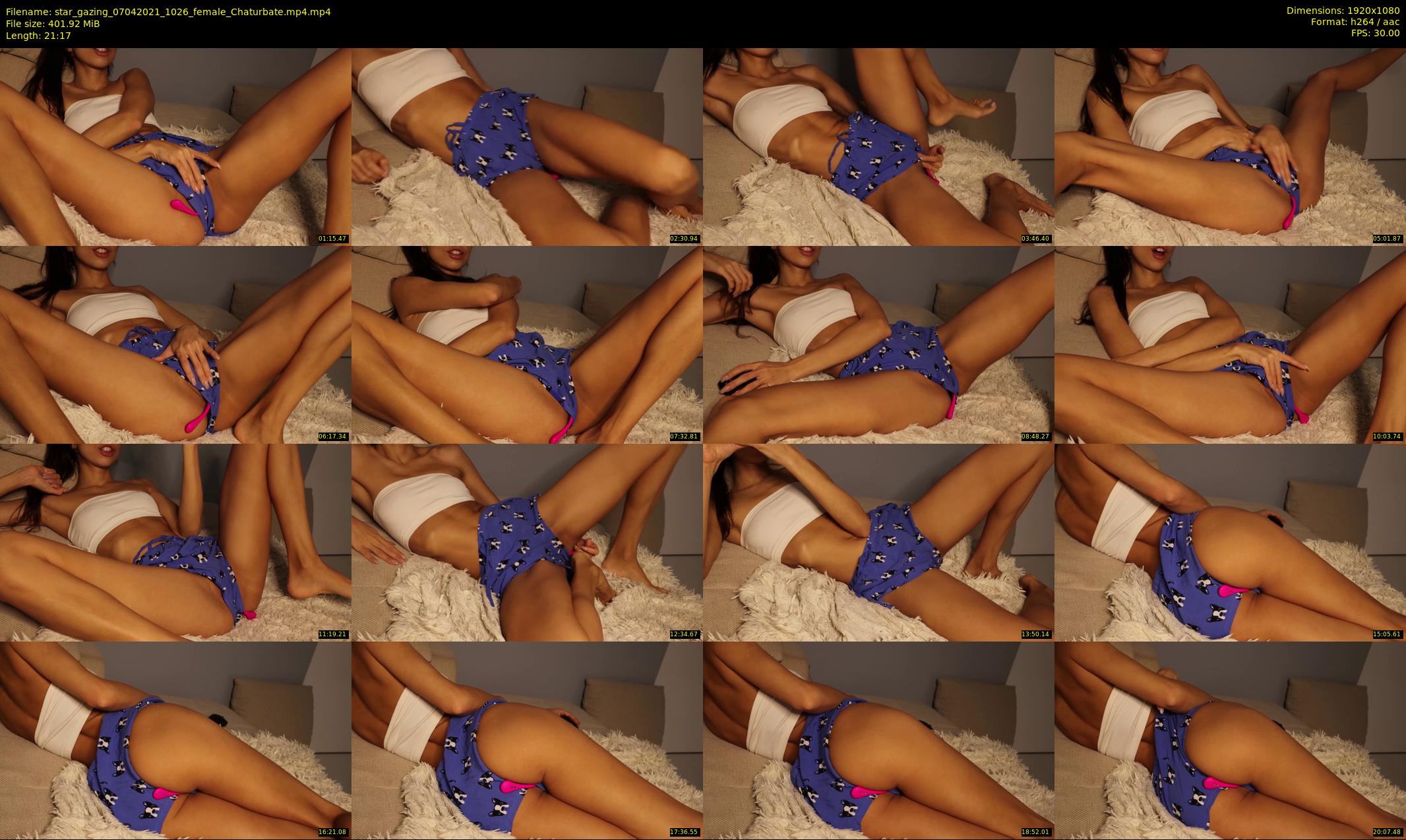 star_gazing — 22 minute Chaturbate female cam show recording, 1080p, Apr 7, 2021