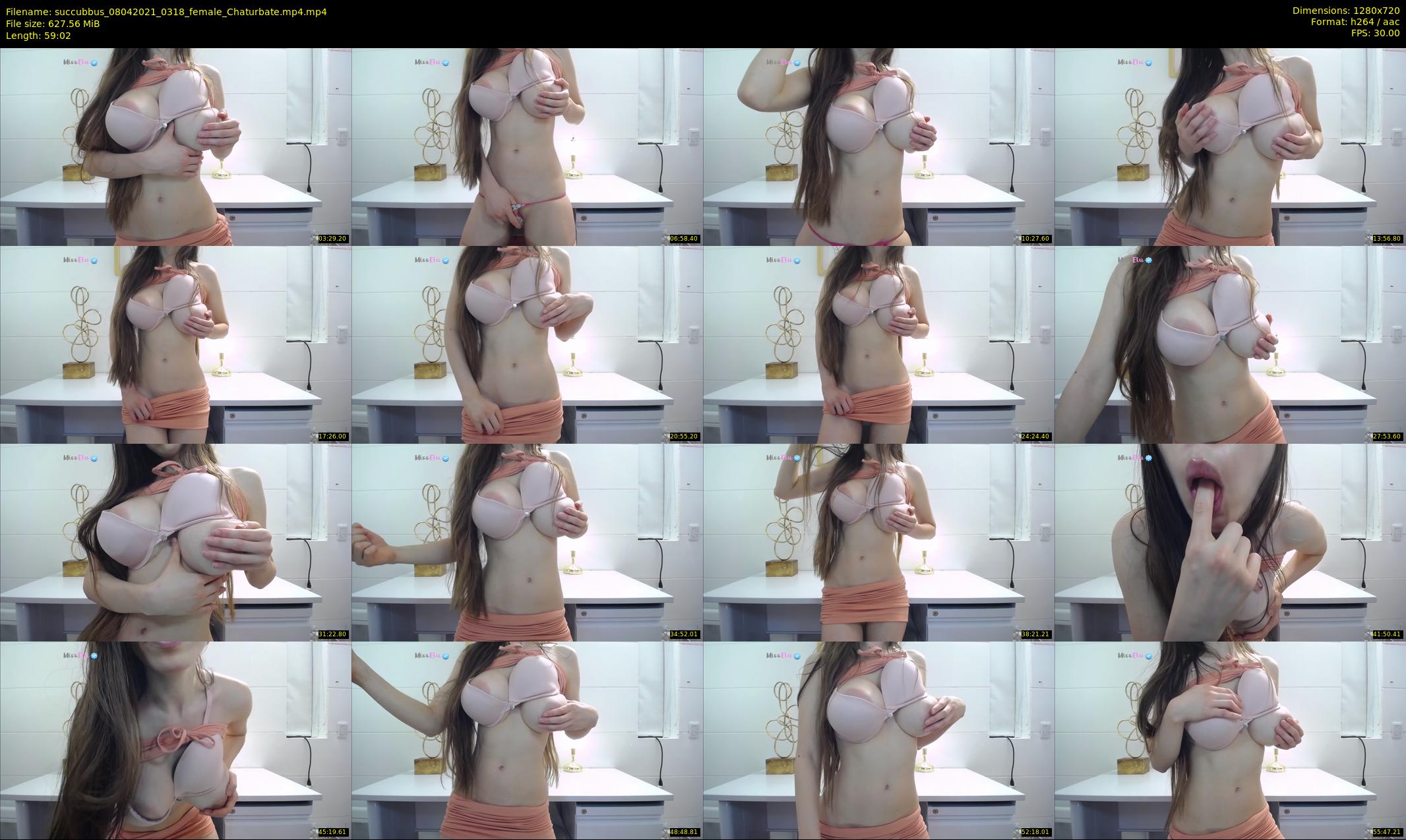 succubbus — 60 minute Chaturbate female cam show recording, 720p, Apr 8, 2021