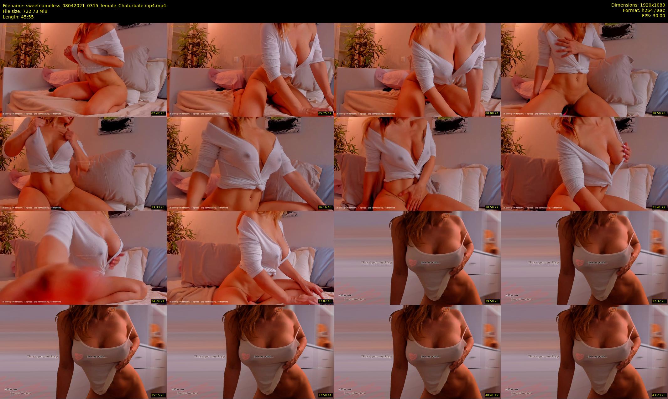 sweetnameless — 46 minute Chaturbate couple cam show recording, 1080p, Apr 8, 2021