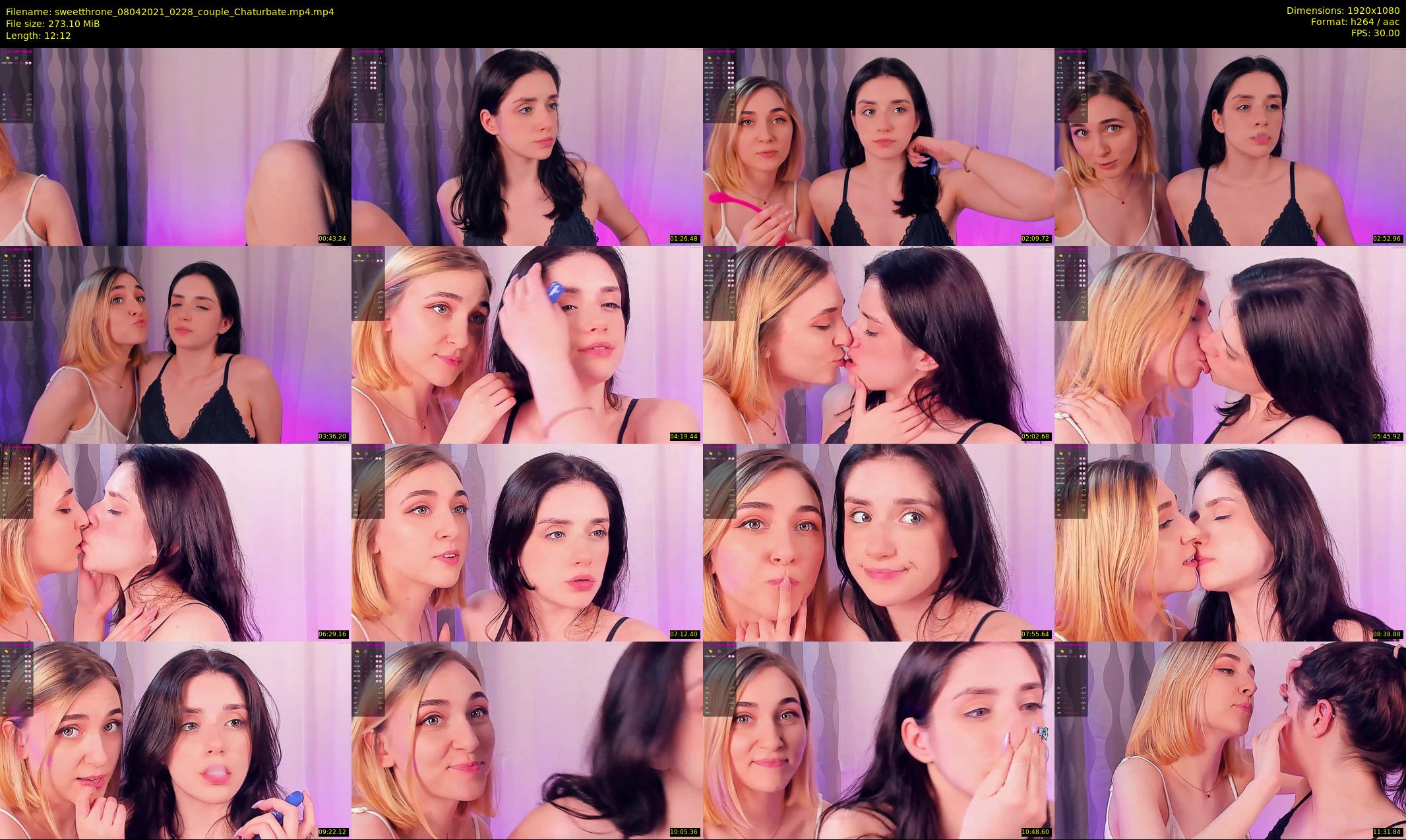 sweetthrone — 13 minute Chaturbate couple cam show recording, 1080p, Apr 8, 2021
