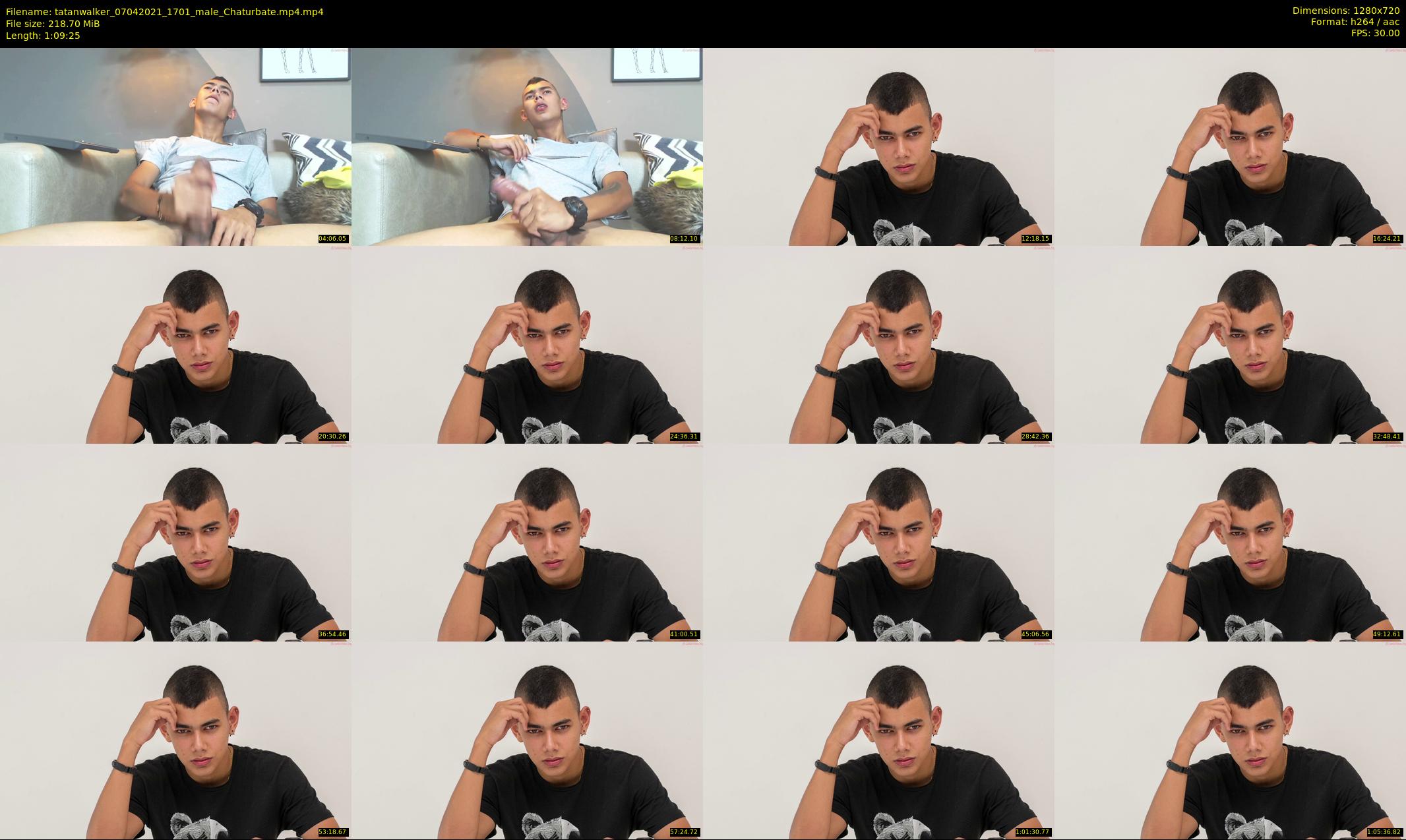 tatanwalker — 70 minute Chaturbate male cam show recording, 720p, Apr 7, 2021