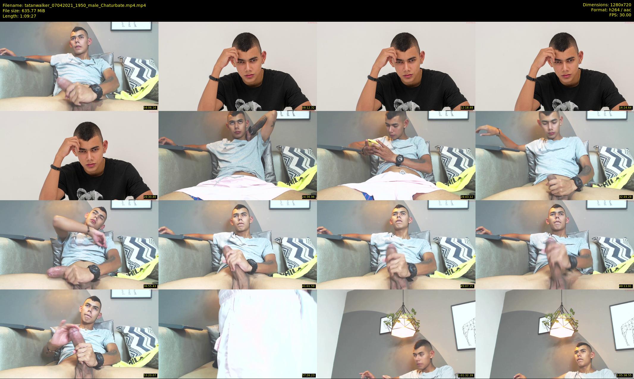 tatanwalker — 70 minute Chaturbate male cam show recording, 720p, Apr 7, 2021