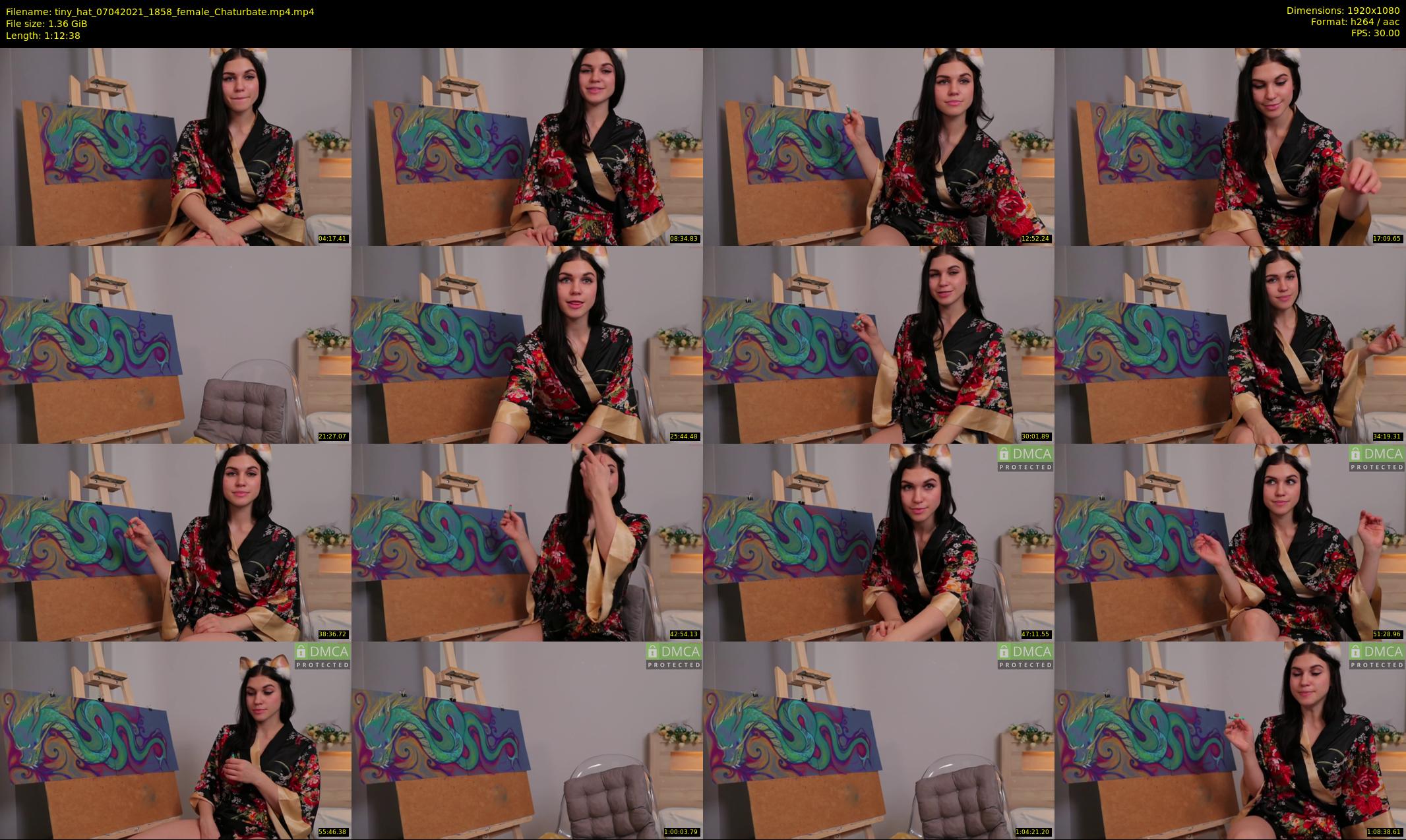 tiny_hat — 73 minute Chaturbate female cam show recording, 1080p, Apr 7, 2021
