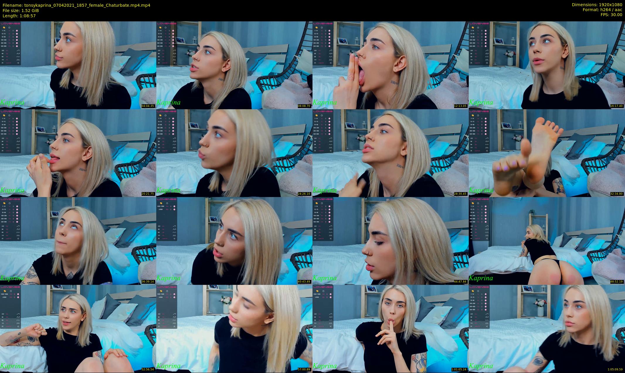 tonsykaprina — 69 minute Chaturbate couple cam show recording, 1080p, Apr 7, 2021