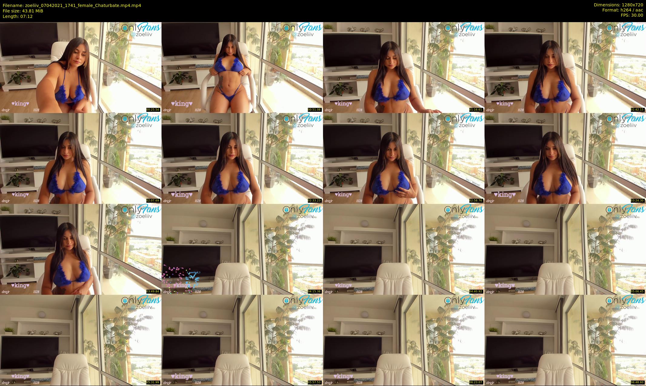zoeliiv — 8 minute Chaturbate female cam show recording, 720p, Apr 7, 2021