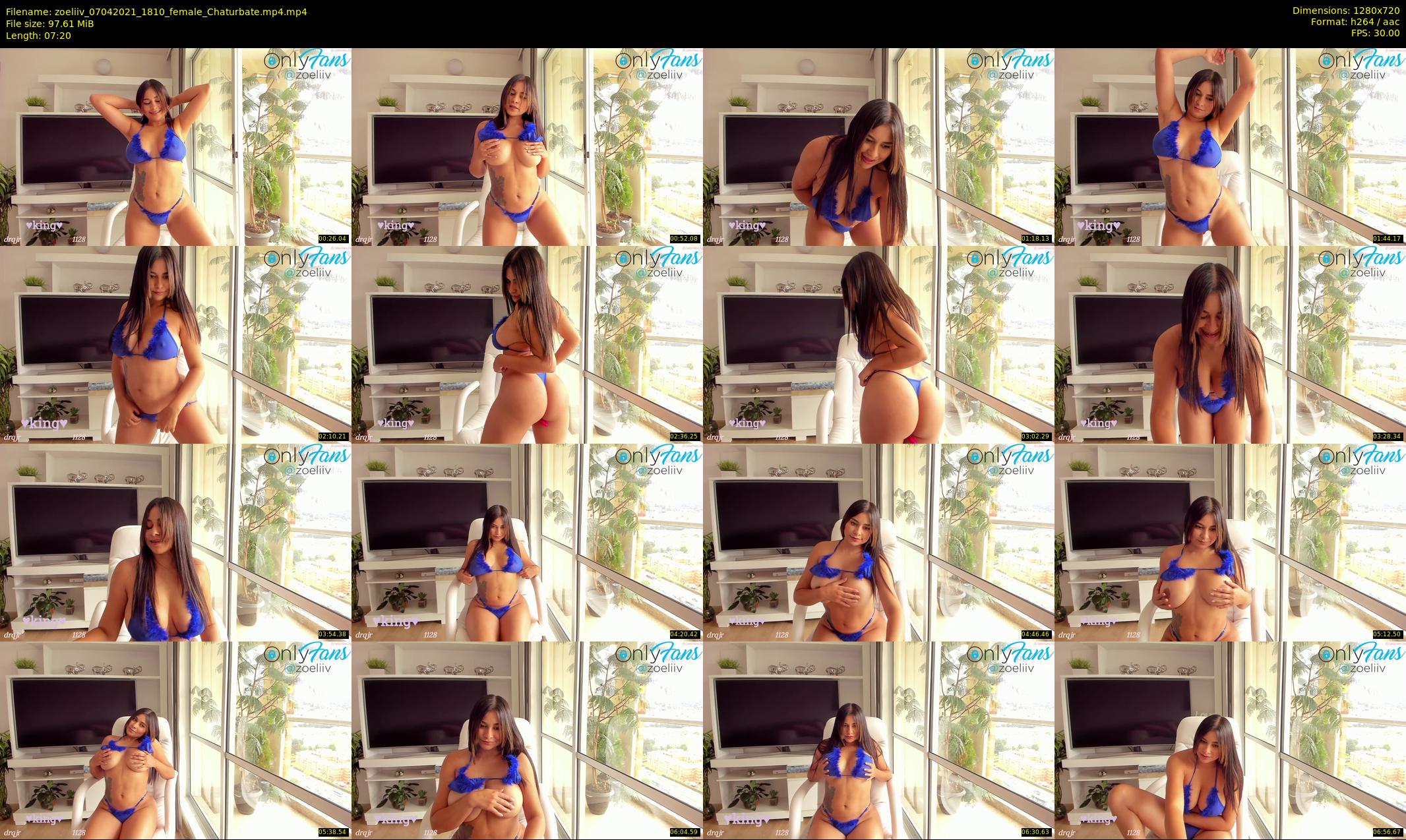 zoeliiv — 8 minute Chaturbate female cam show recording, 720p, Apr 7, 2021