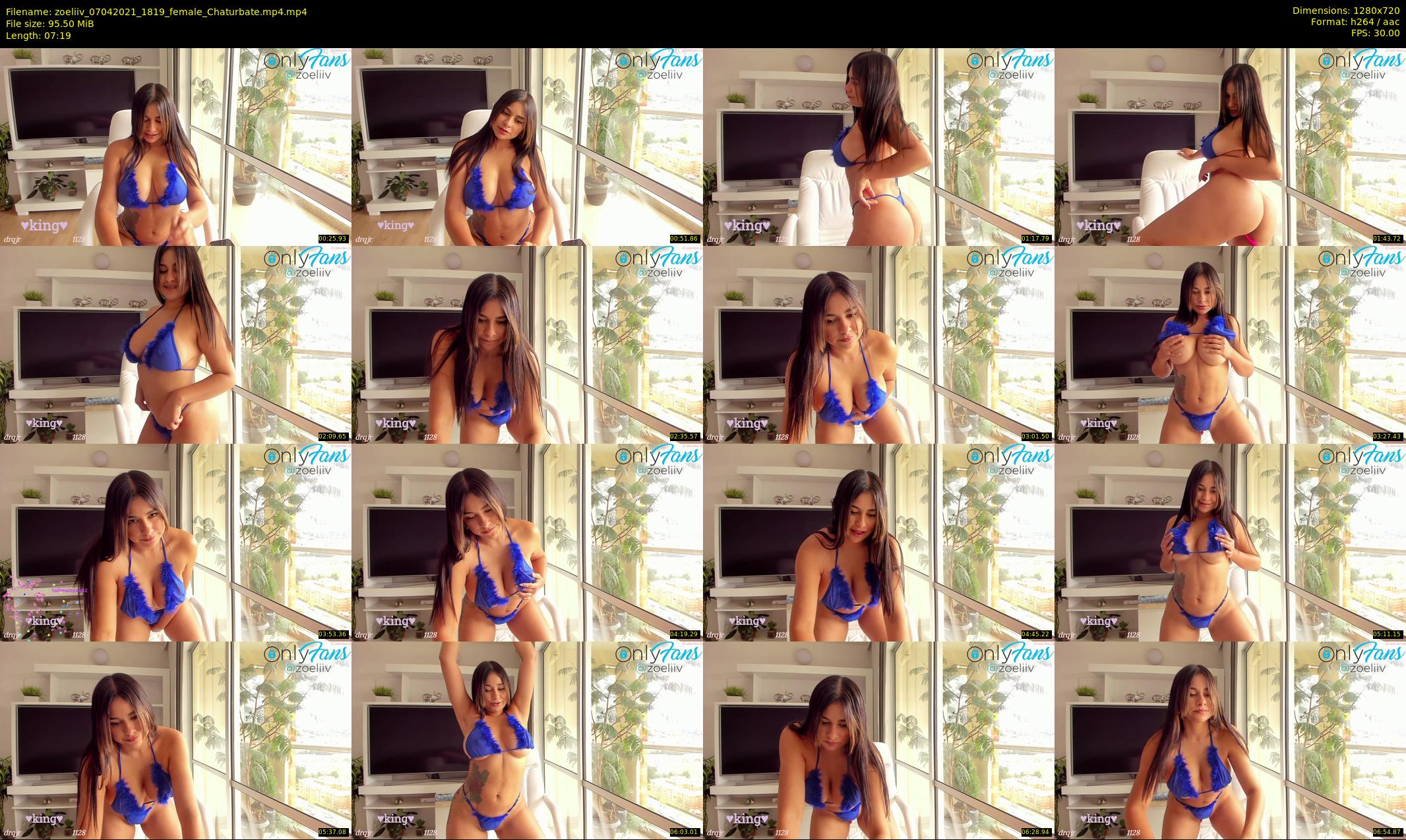 zoeliiv — 8 minute Chaturbate female cam show recording, 720p, Apr 7, 2021