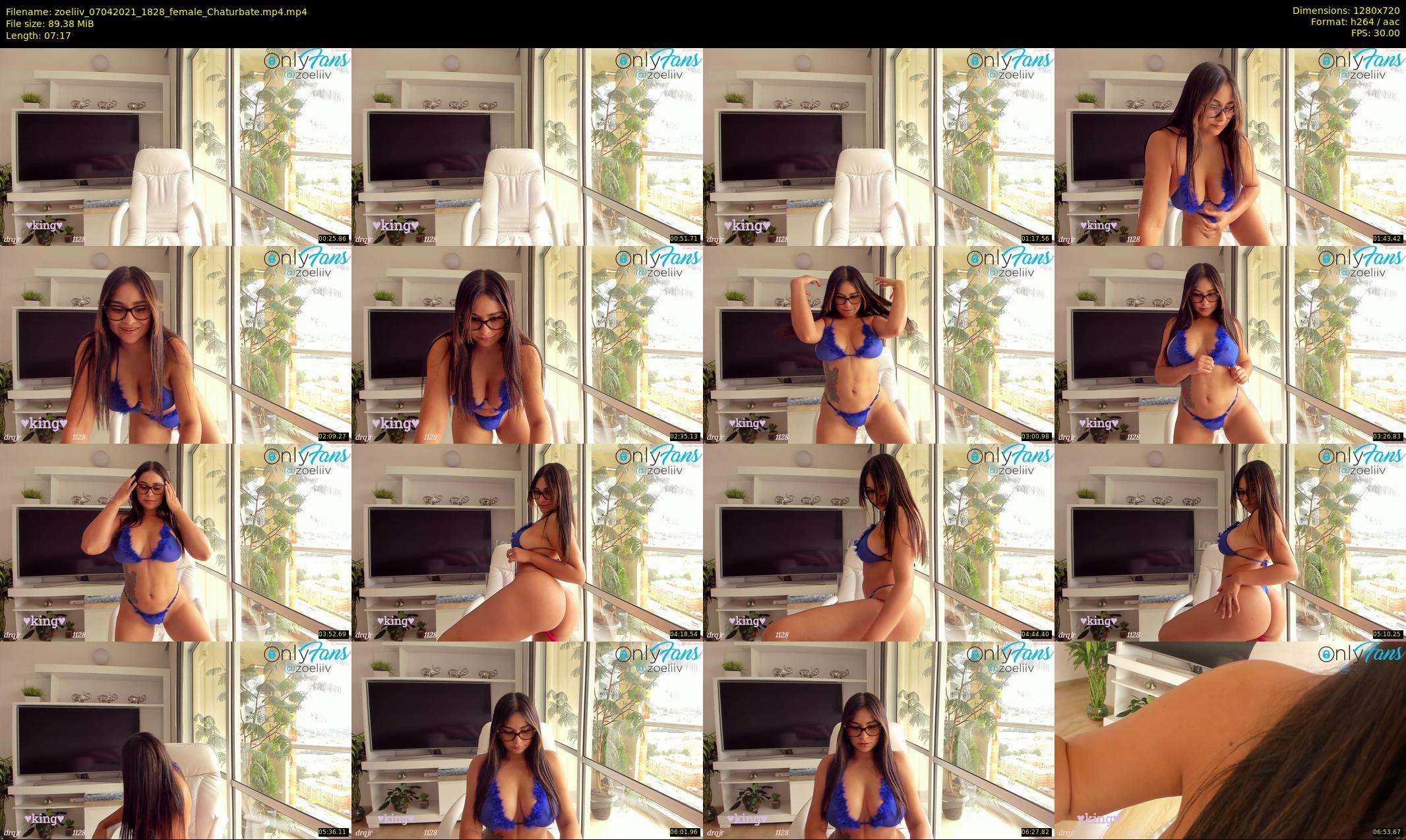zoeliiv — 8 minute Chaturbate female cam show recording, 720p, Apr 7, 2021