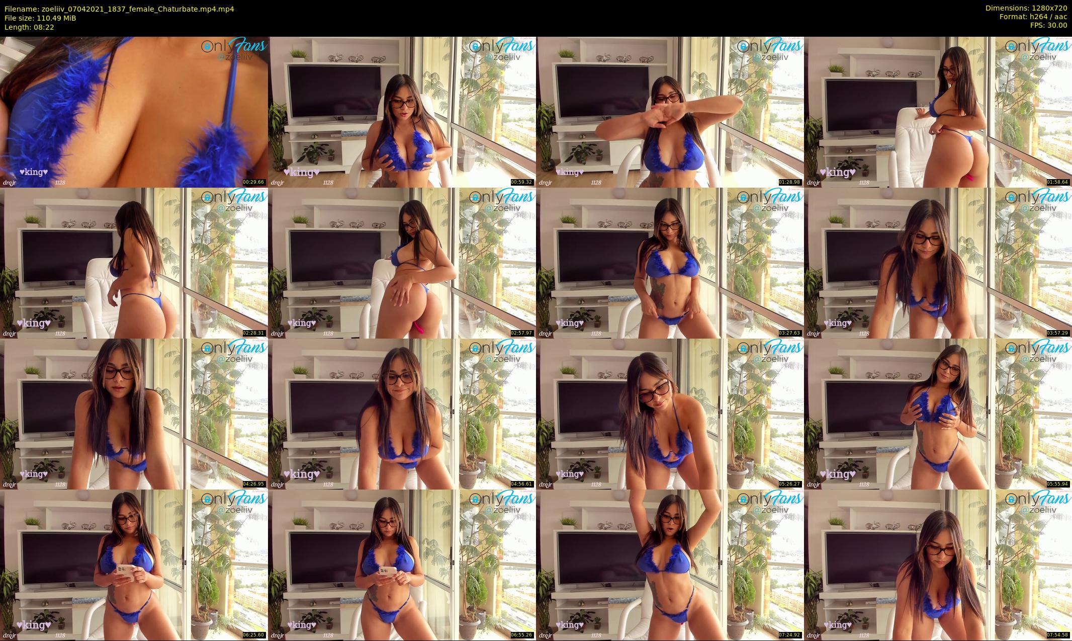 zoeliiv — 9 minute Chaturbate female cam show recording, 720p, Apr 7, 2021
